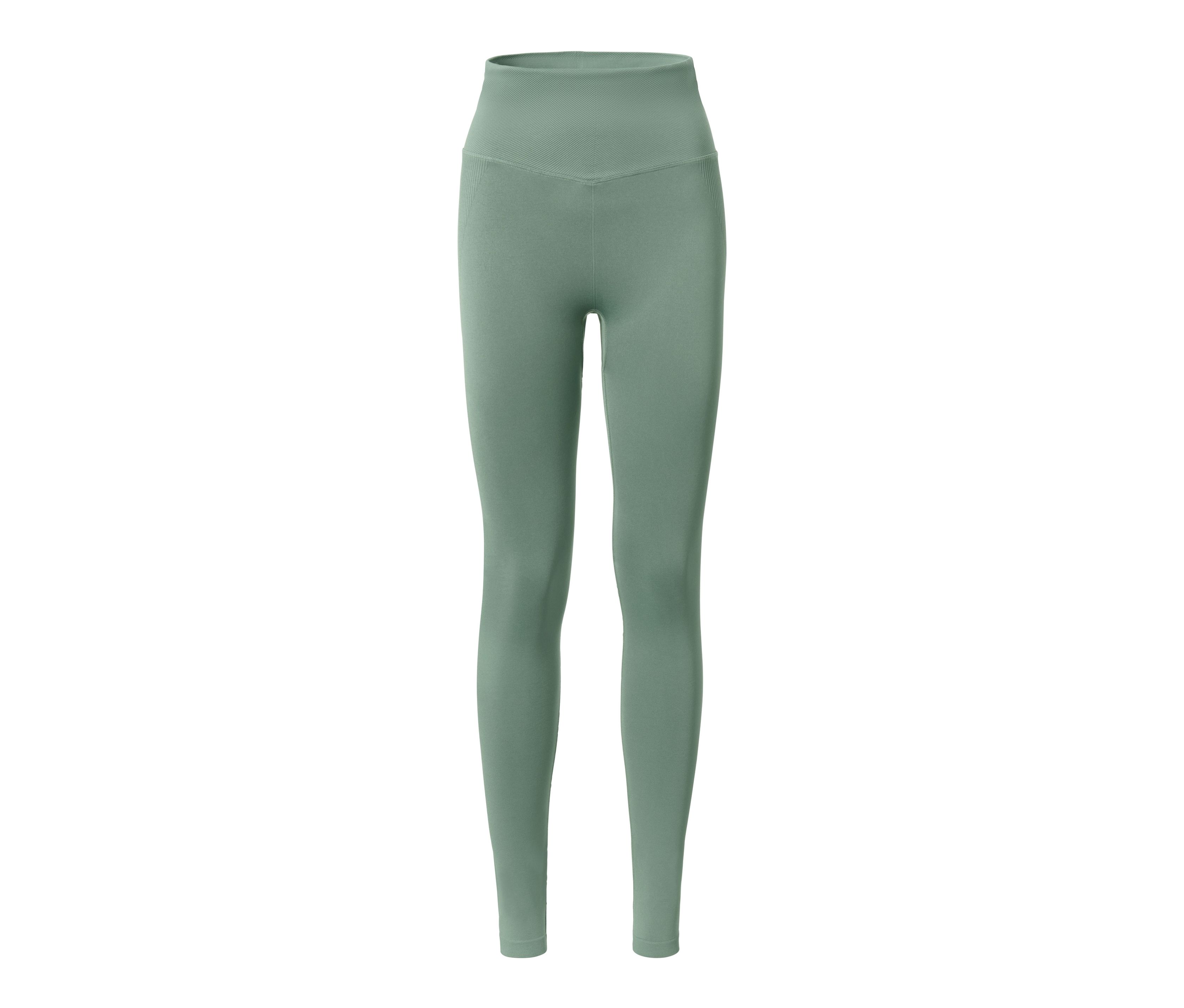 Tchibo - Legginsy bezszwowe, zielony