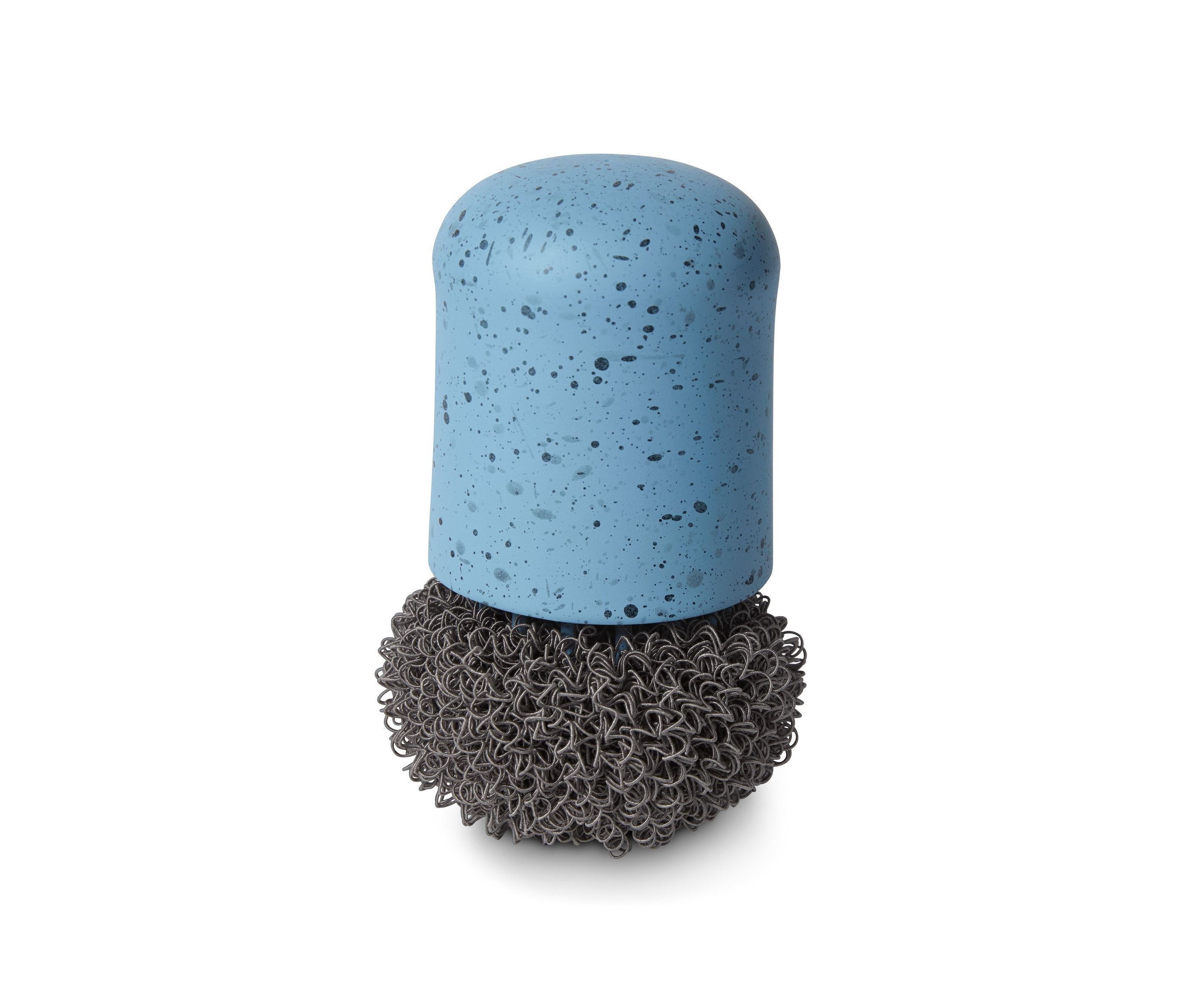 Tchibo - Szczotka do zmywania z wymienną końcówką - kolor: niebieski