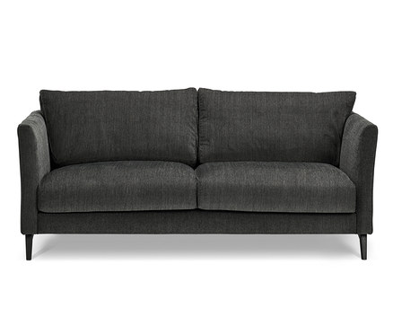 Sofa 3-osobowa, antracytowa