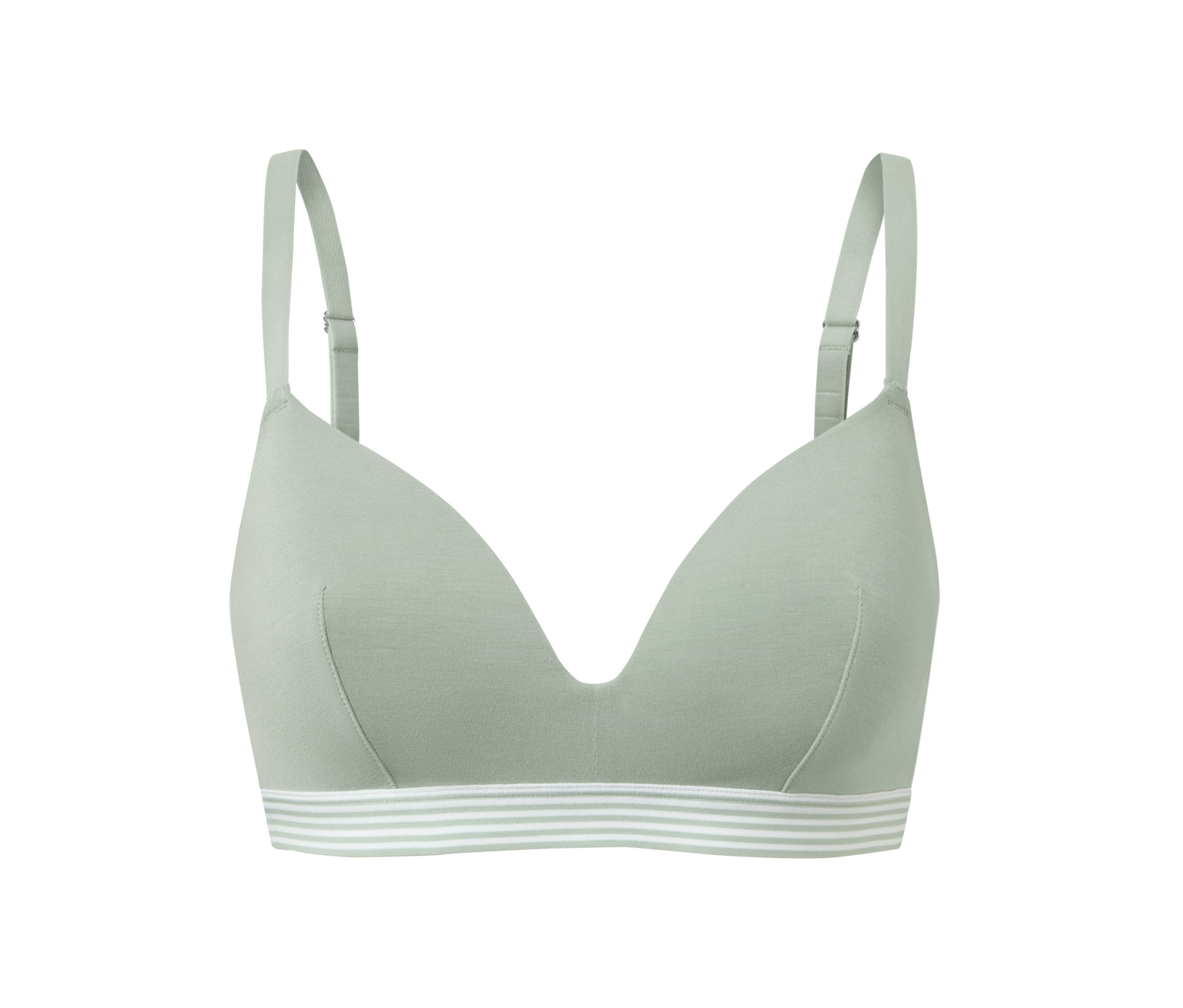 Tchibo - Biustonosz z miękkimi miseczkami, zielony