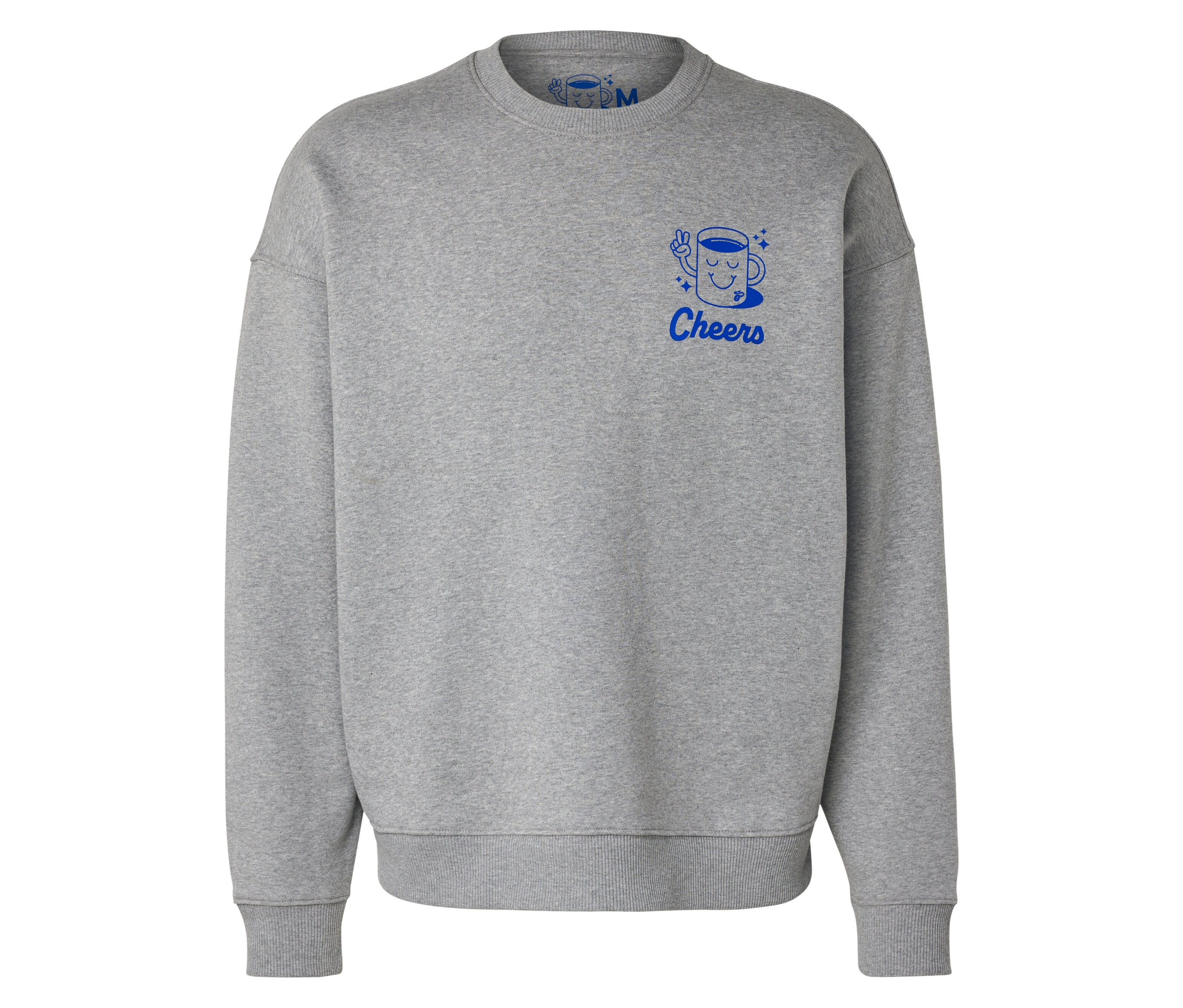 Tchibo - Bluza dresowa Coffee Crew unisex - unisex- szary