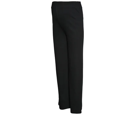 Czarne legginsy MAMALICIOUS MLEMILY JRS HW RELAXED NOOS leżą na białym tle.