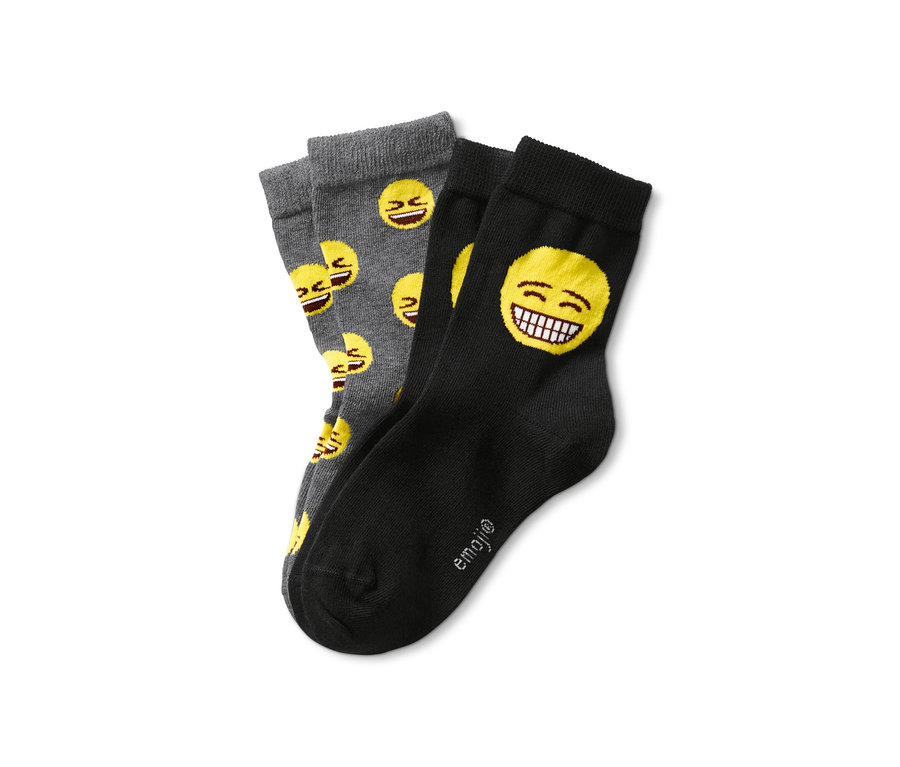 Dwie pary skarpet »emoji®«.