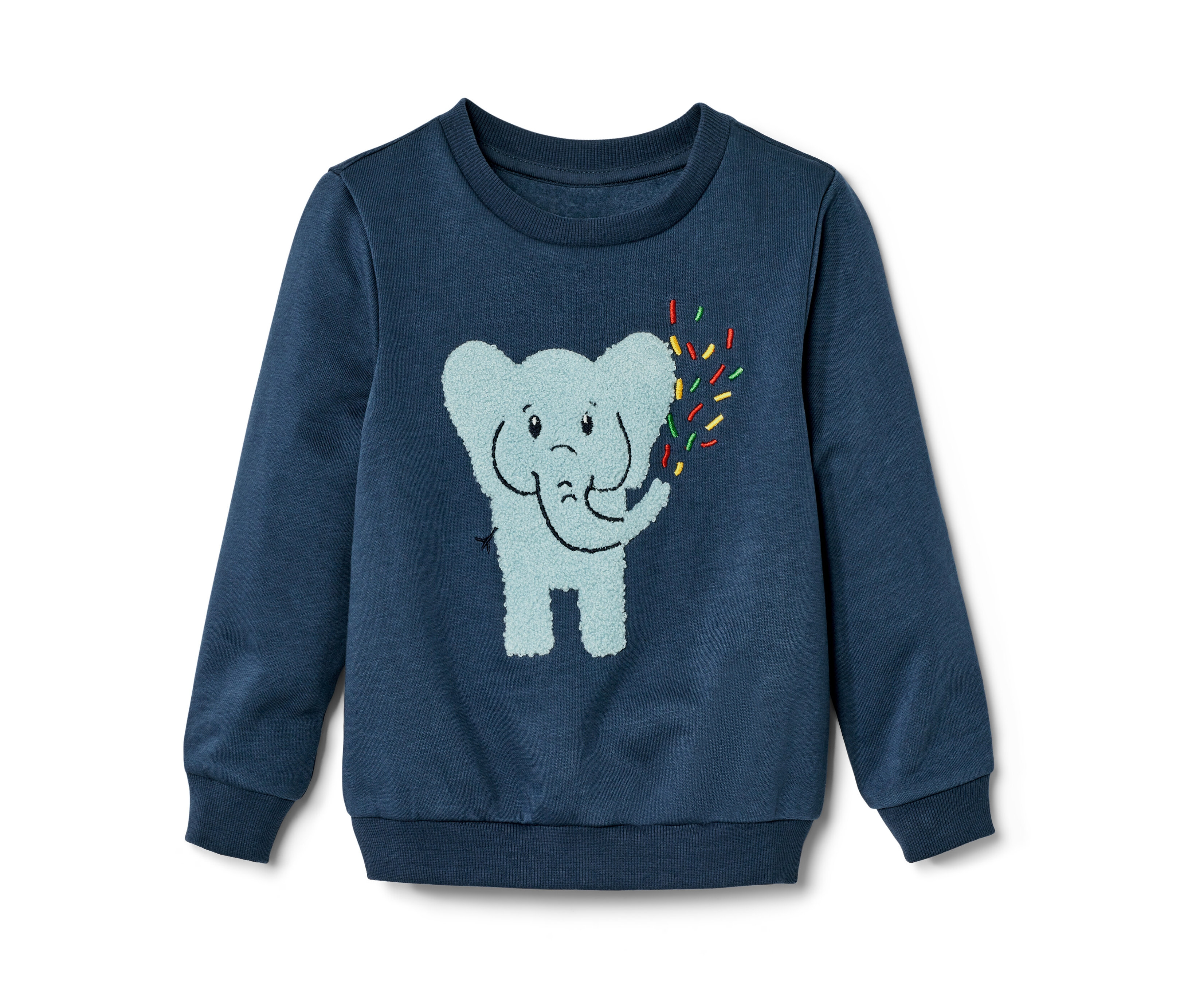 Tchibo - Bluza dziecięca z drapaną stroną wewnętrzną, niebieski