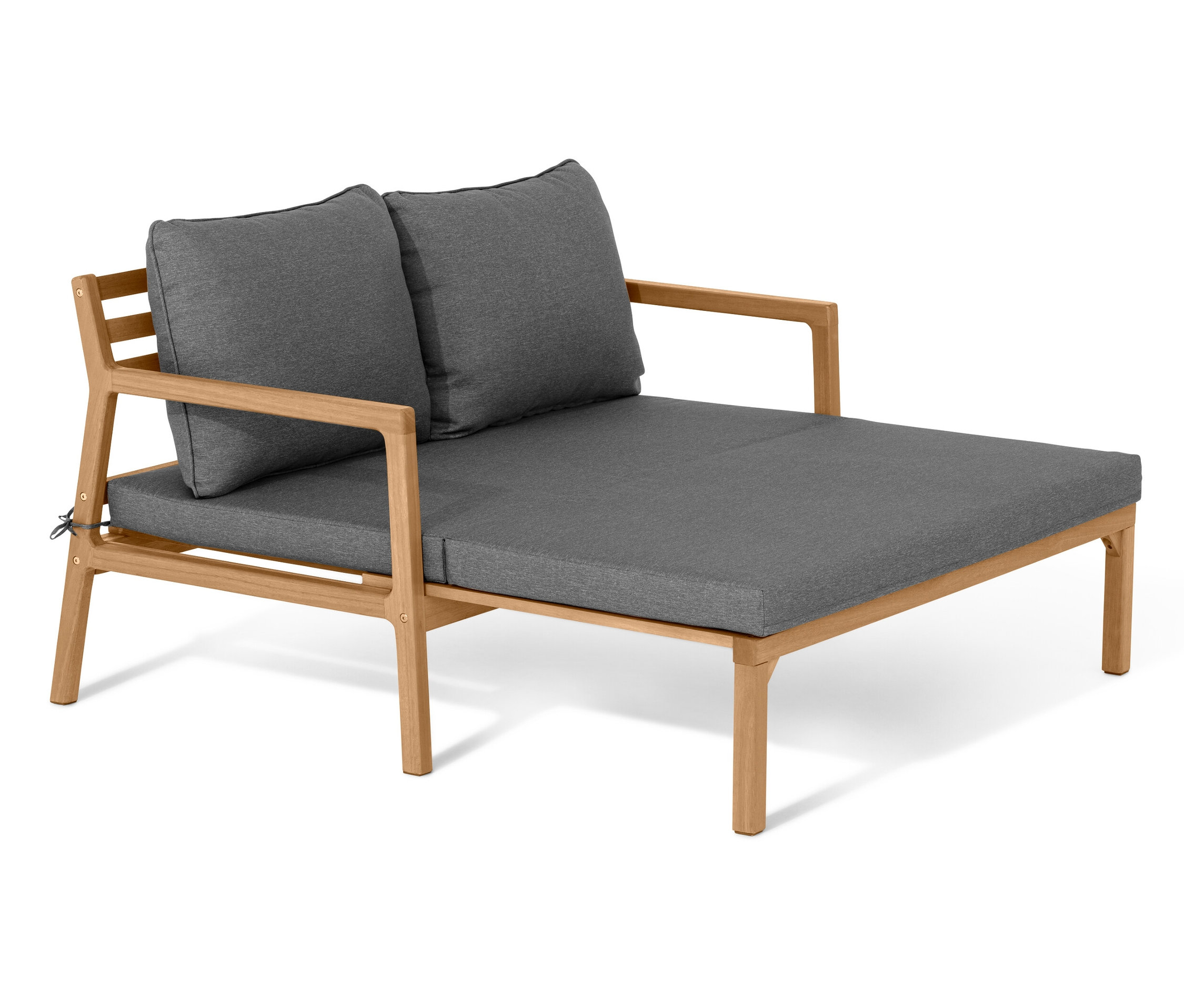 Tchibo - Rozsuwana sofa ogrodowa - kolor: szary/brązowy