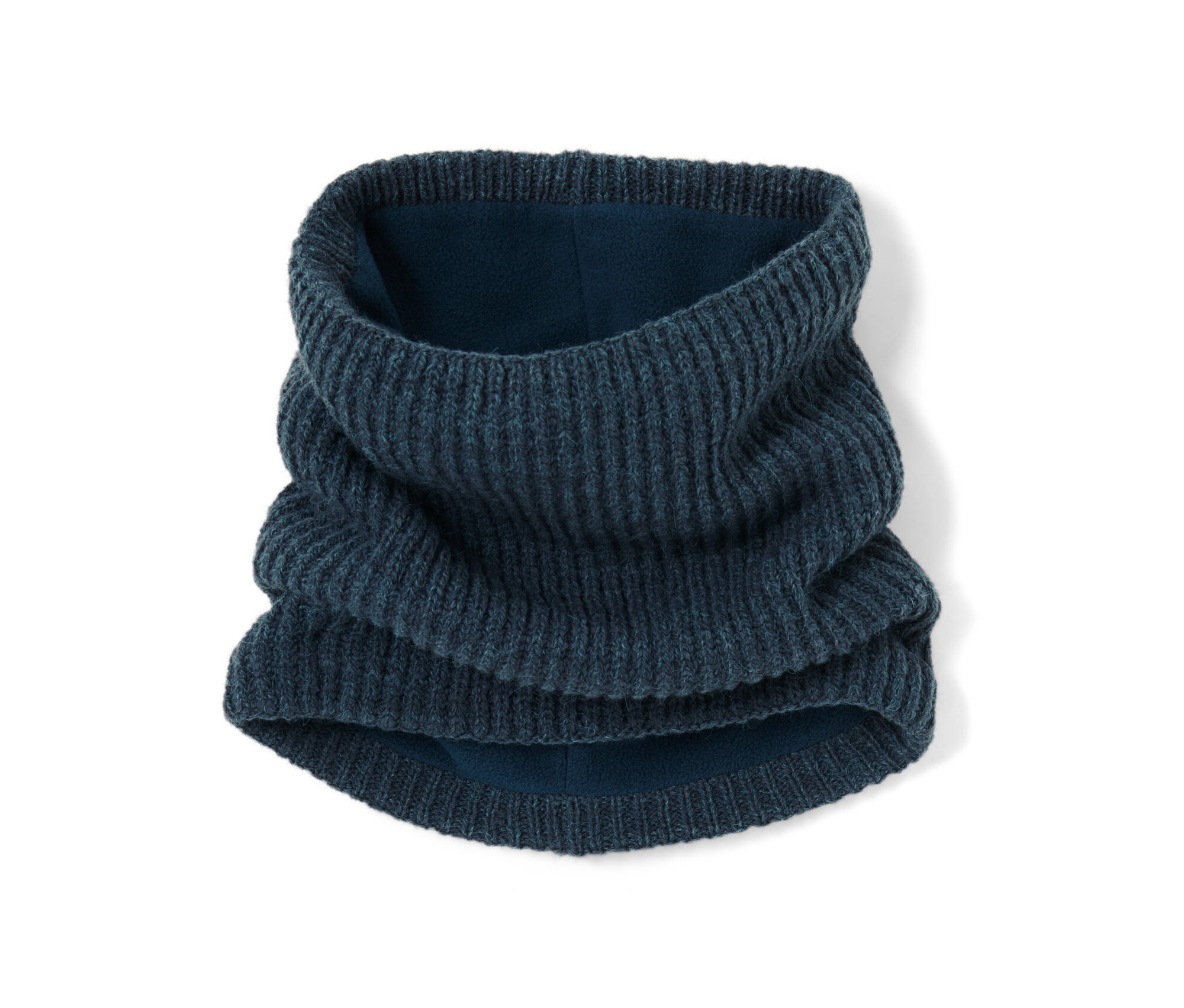 Tchibo - Komin z dzianiny - kolor: niebieski