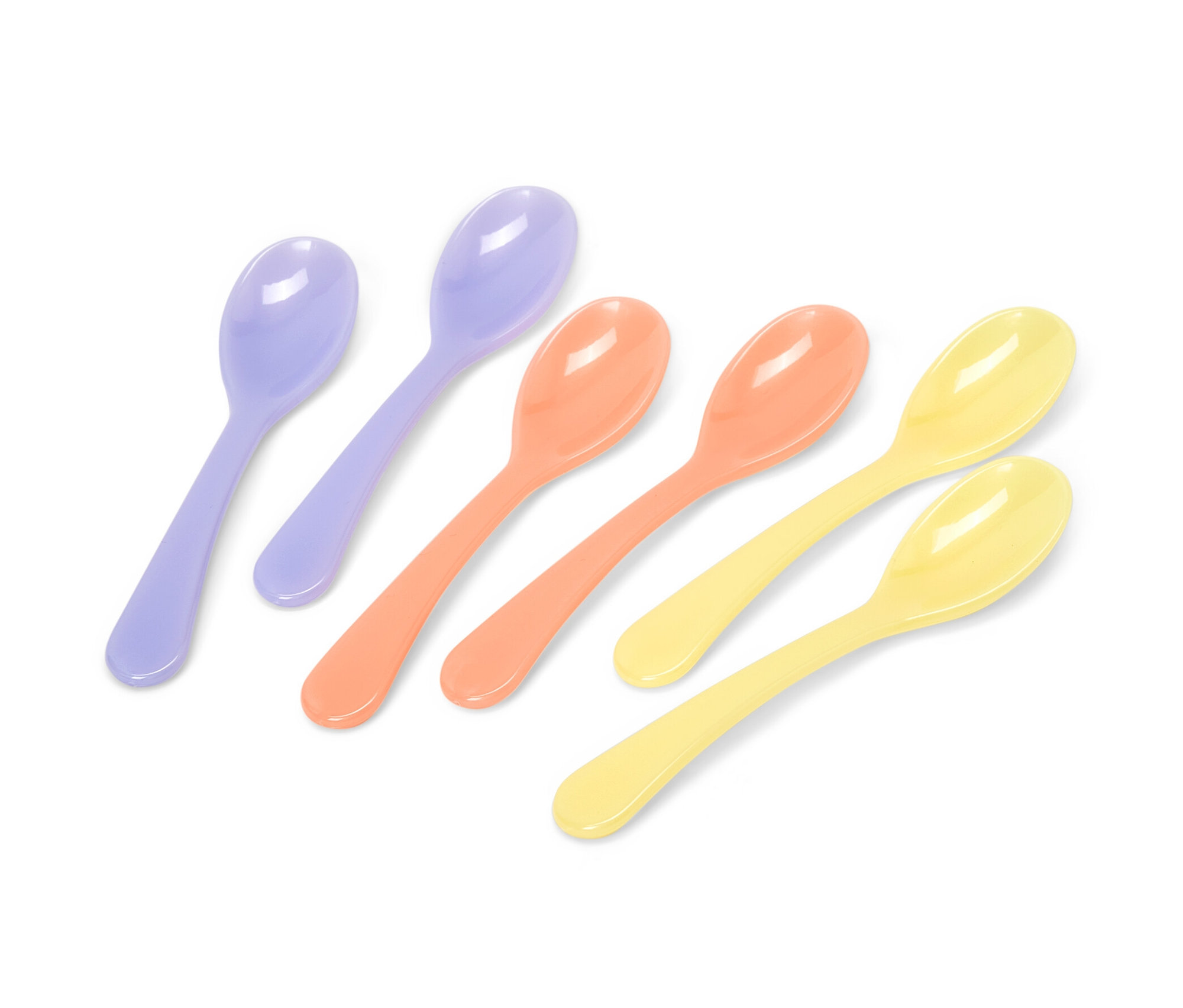 Tchibo - Łyżeczki do jajek - kolor: różowy/żółty