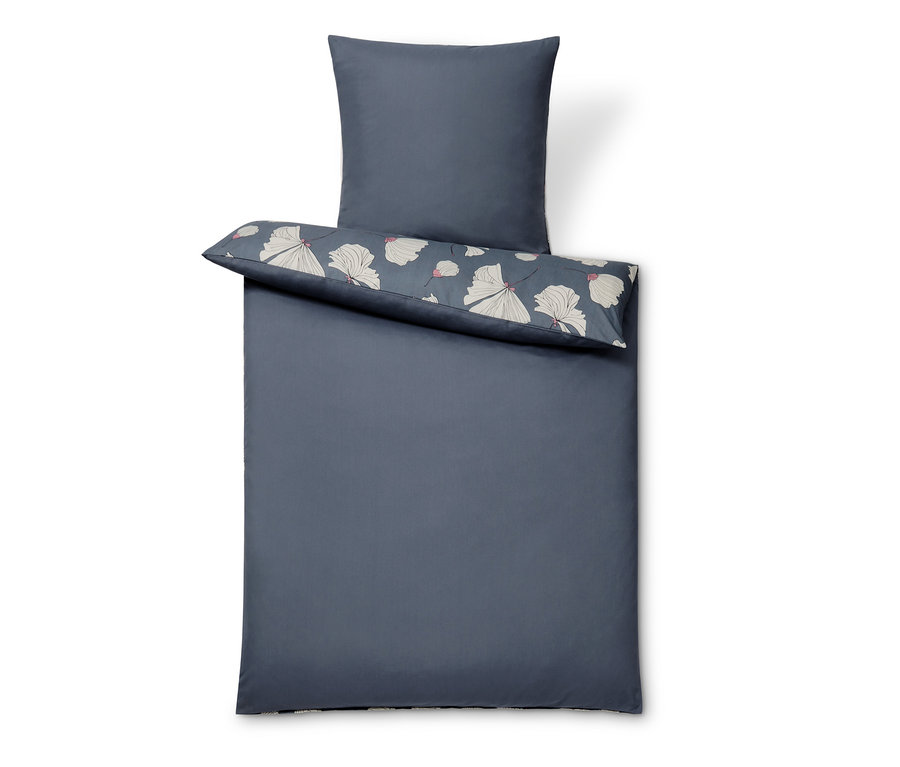 Granatowa pościel z mikrowłókna w rozmiarze standardowym i niestandardowym.
