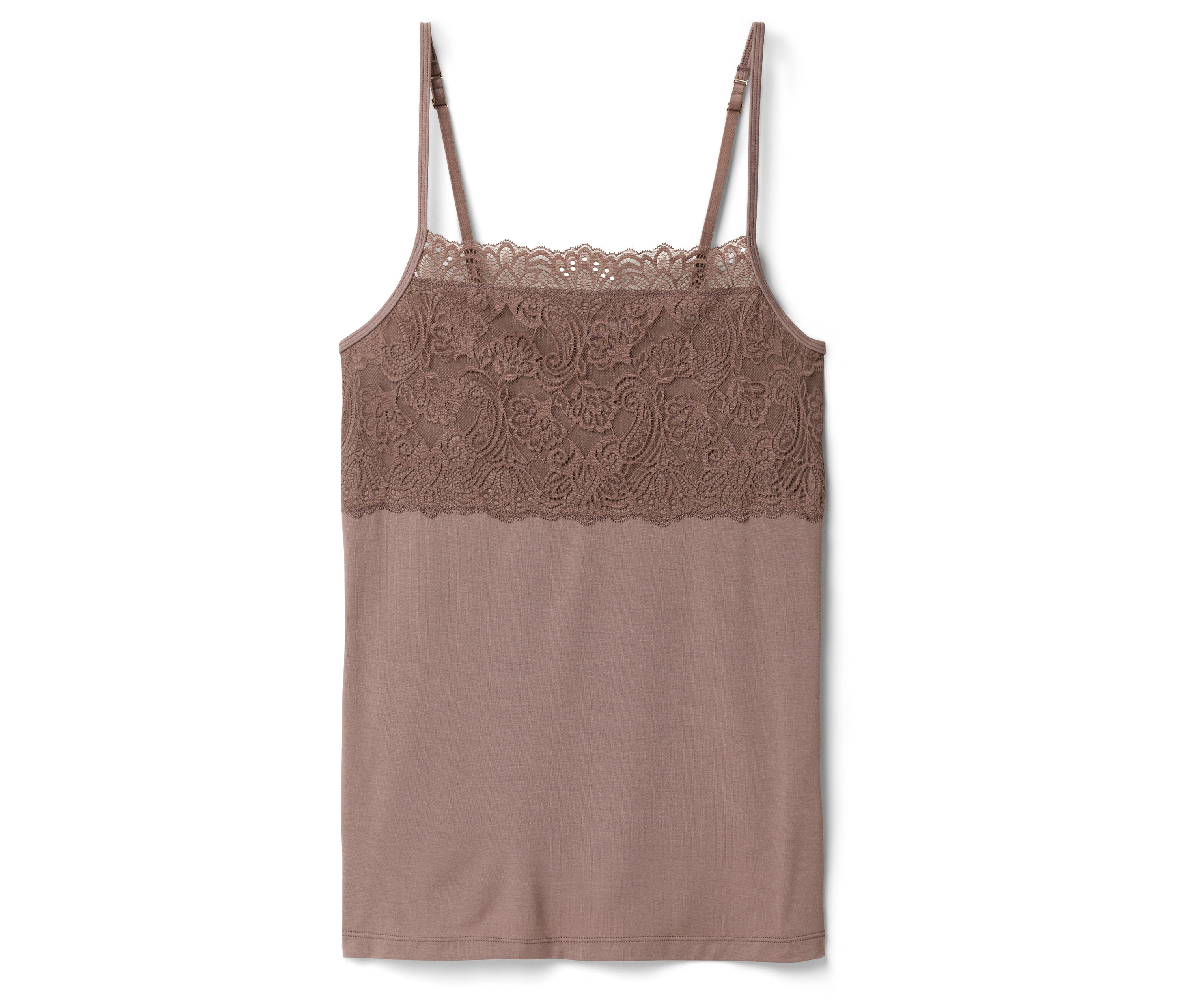 Tchibo - Koszulka na ramiączkach z modalu- brązowy