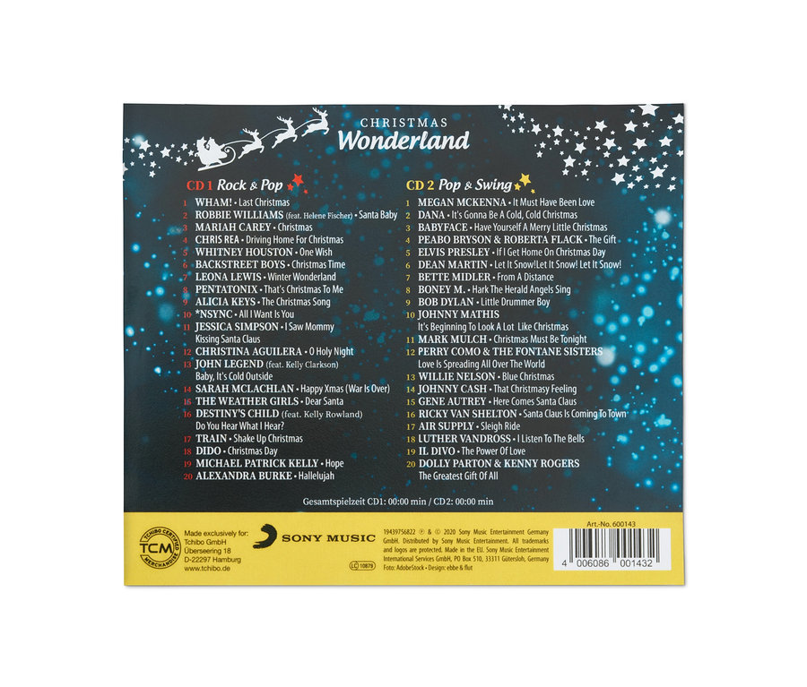 Okładka płyty CD »Christmas Wonderland«.