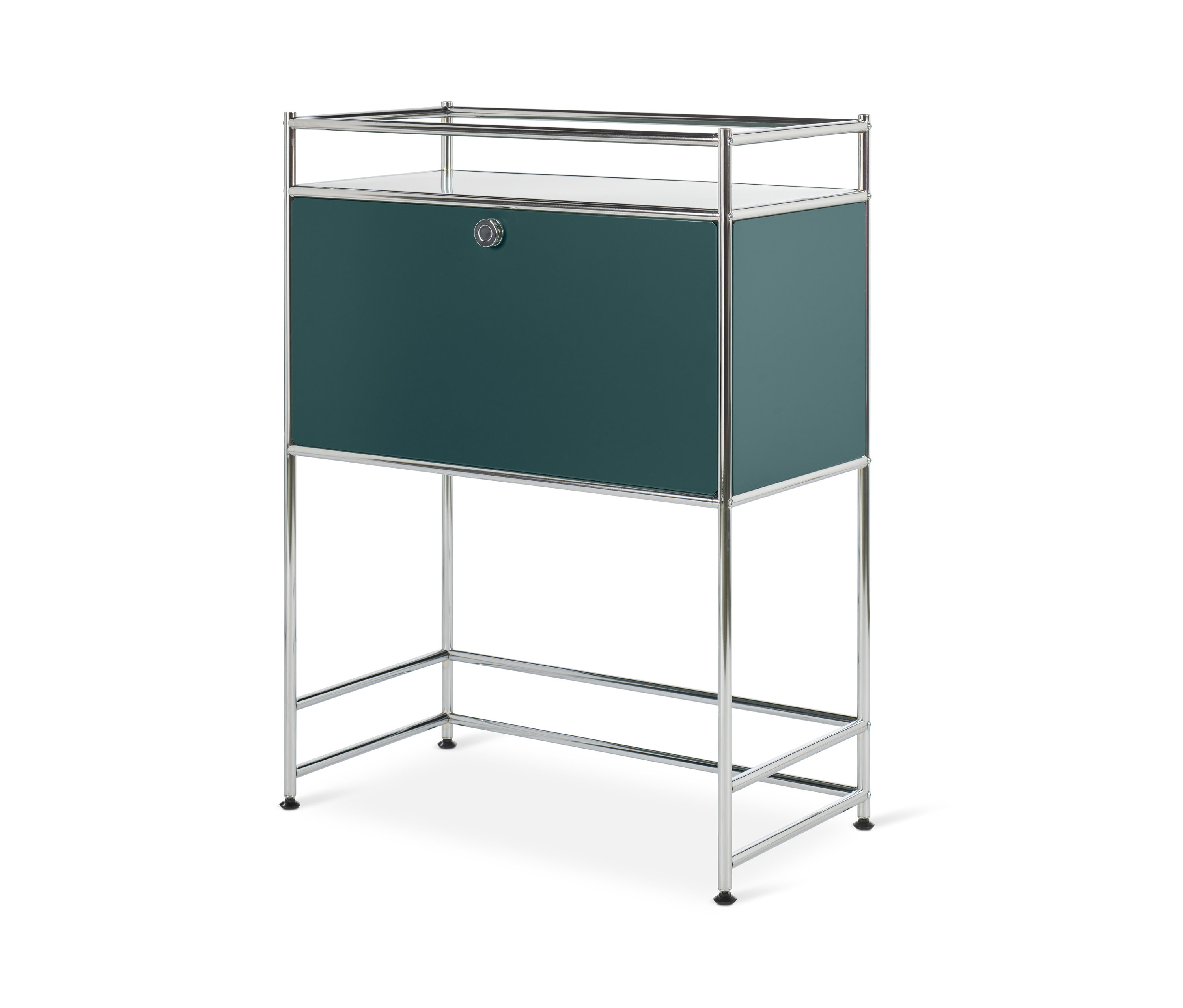 Tchibo - Wąska szafka »Cn3« z klapą - kolor: zielony