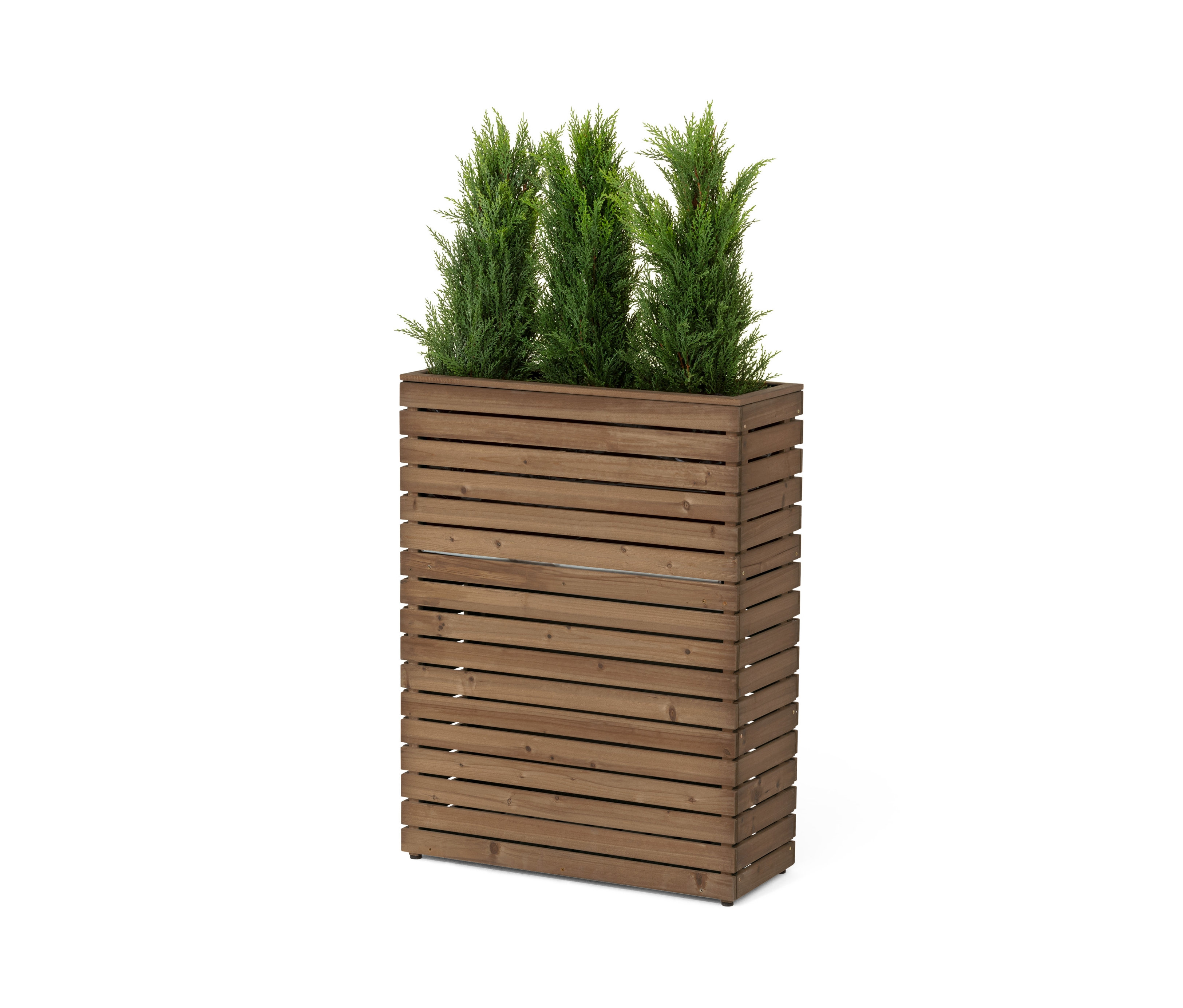 Tchibo - Przegroda ze skrzynką na rośliny „Tinus” - kolor: brązowy