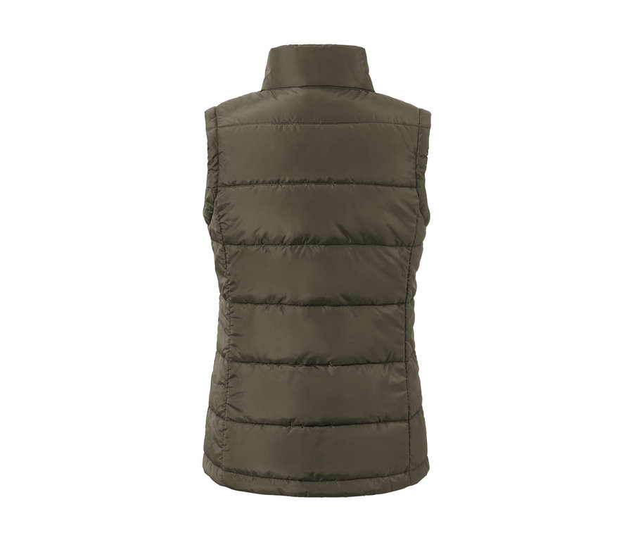 Widok z tyłu kamizelki z płaszcza przeciwdeszczowego 3 w 1 z kamizelką.