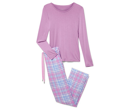 Piżama ze spodniami z tkaniny