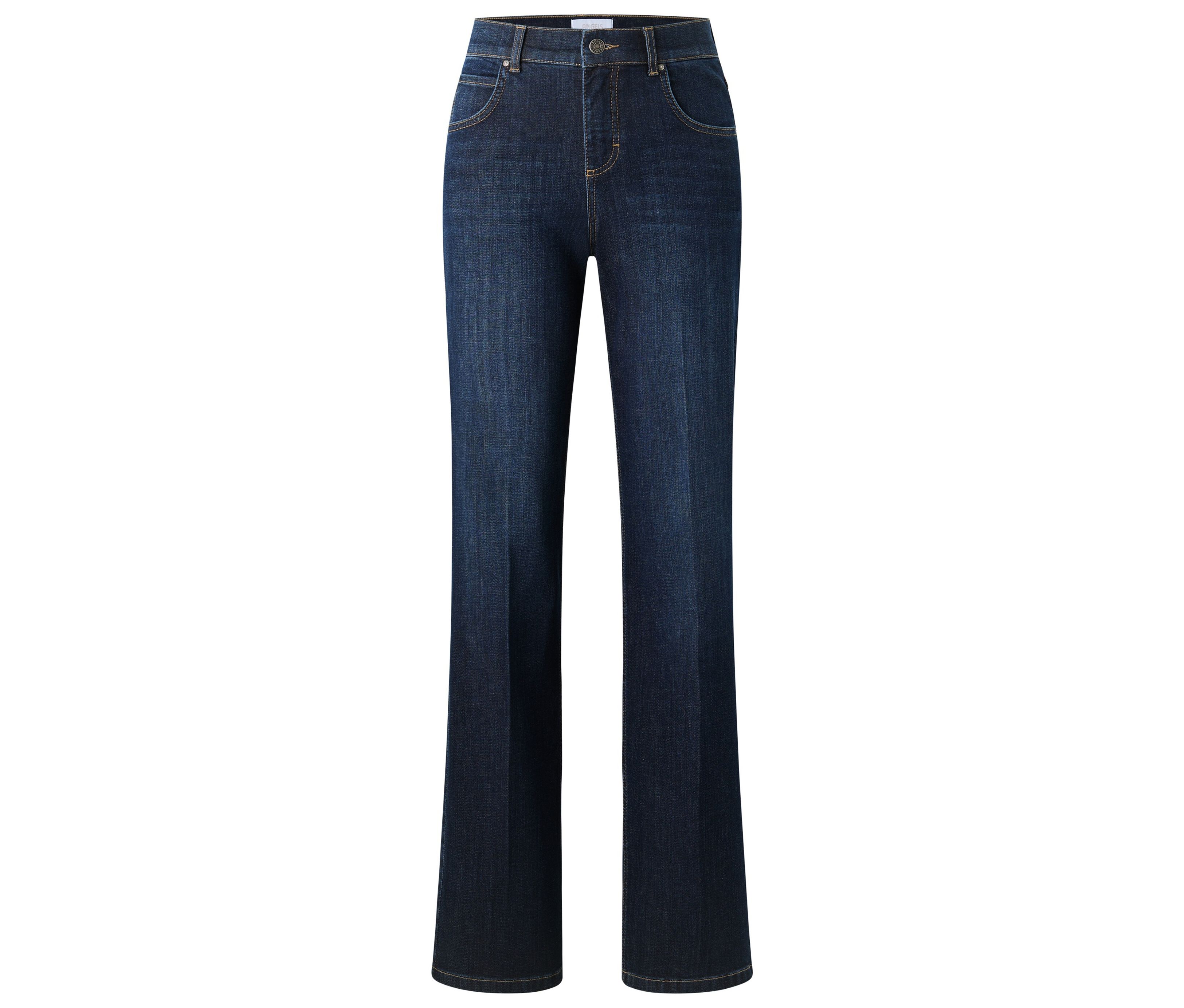 Jeansy Angels „Lara” Straight Fit, niebieski