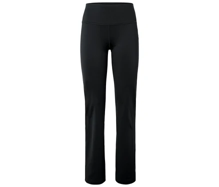 Czarne legginsy do jogi.