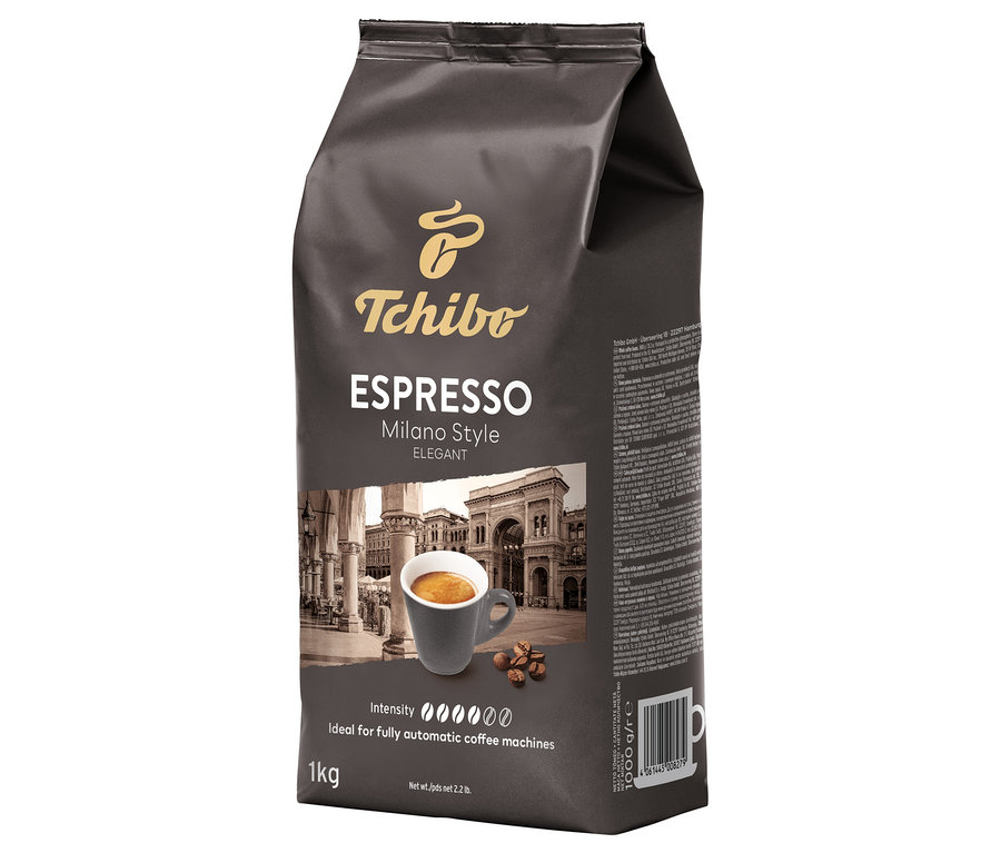 Opakowanie kawy ziarnistej Espresso Milano Style, 1 kg.