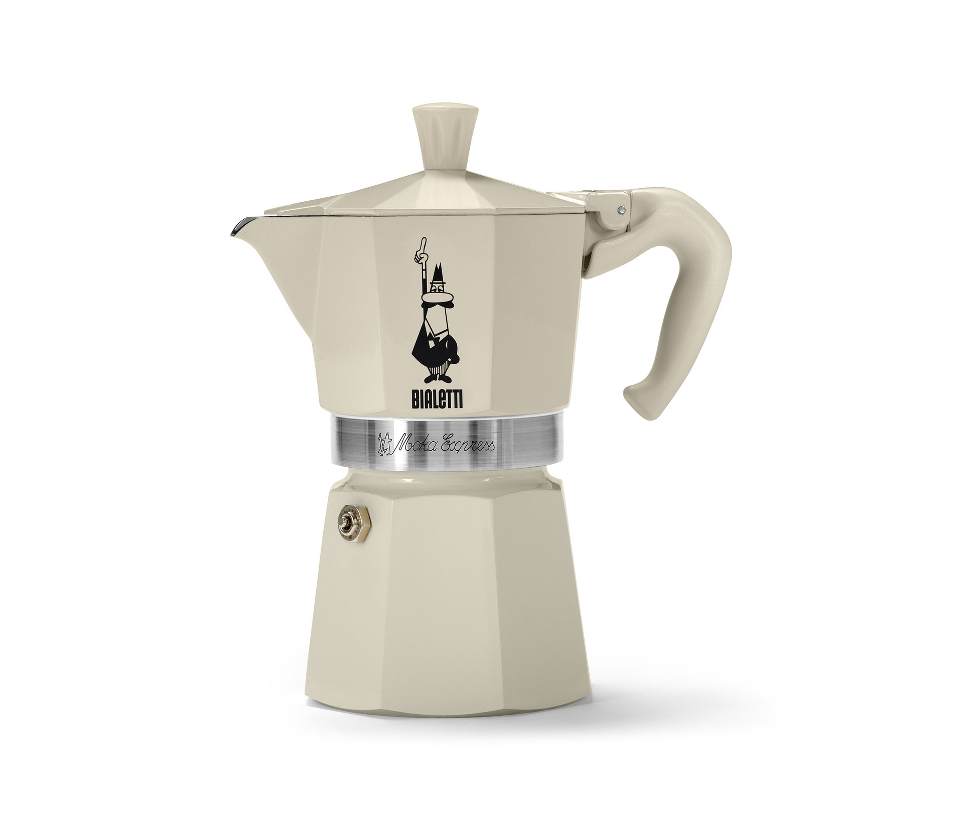 Bialetti Moka Express - kolor: beżowy