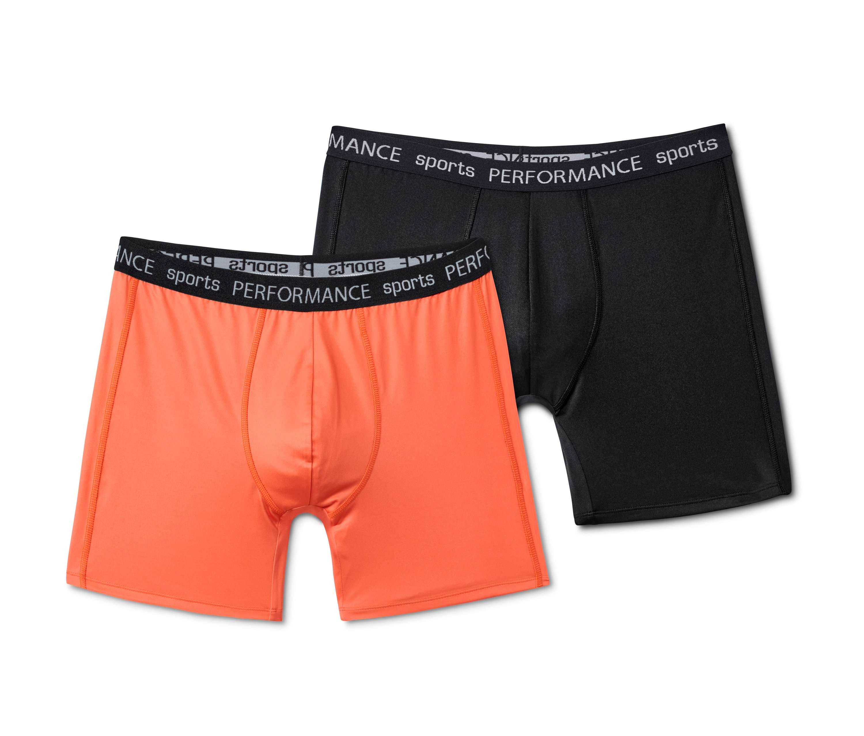 Tchibo - Bokserki sportowe, pomarańczowy/czarny