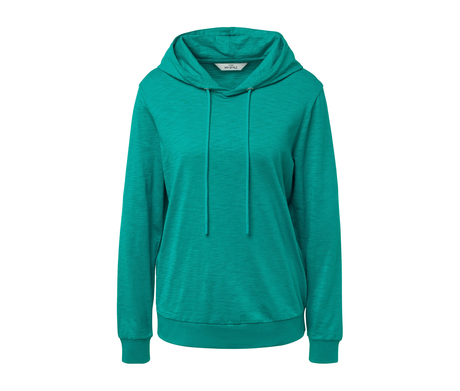 Tchibo - Dżersejowa bluza z kapturem- zielony