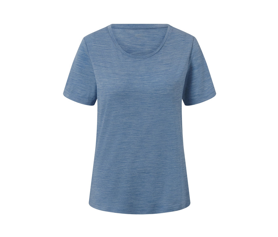 Granatowa koszulka funkcyjna z wełny merino.