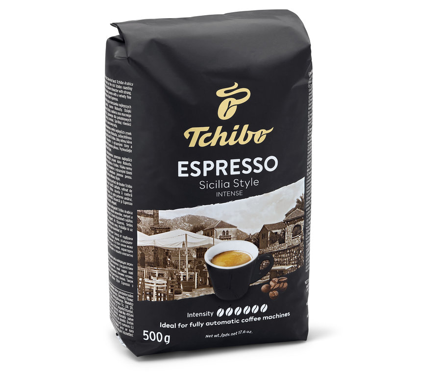 Opakowanie Espresso Sicilia Style, 500 g, kawa w ziarnach.