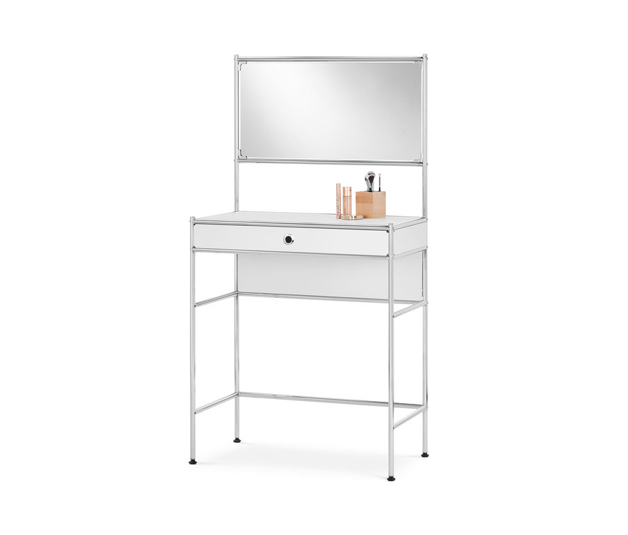 Toaletka »CN3« z lustrem, szufladą i kosmetykami.