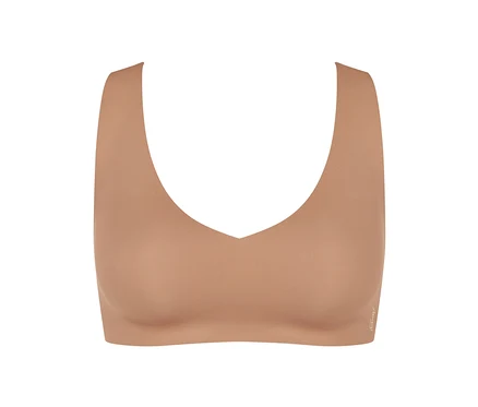 Biustonosz bralette sloggi ZERO Feel 2.0 w nostalgiczny brązie.