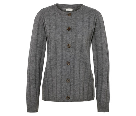 Sweter z prążkowanej dzianiny