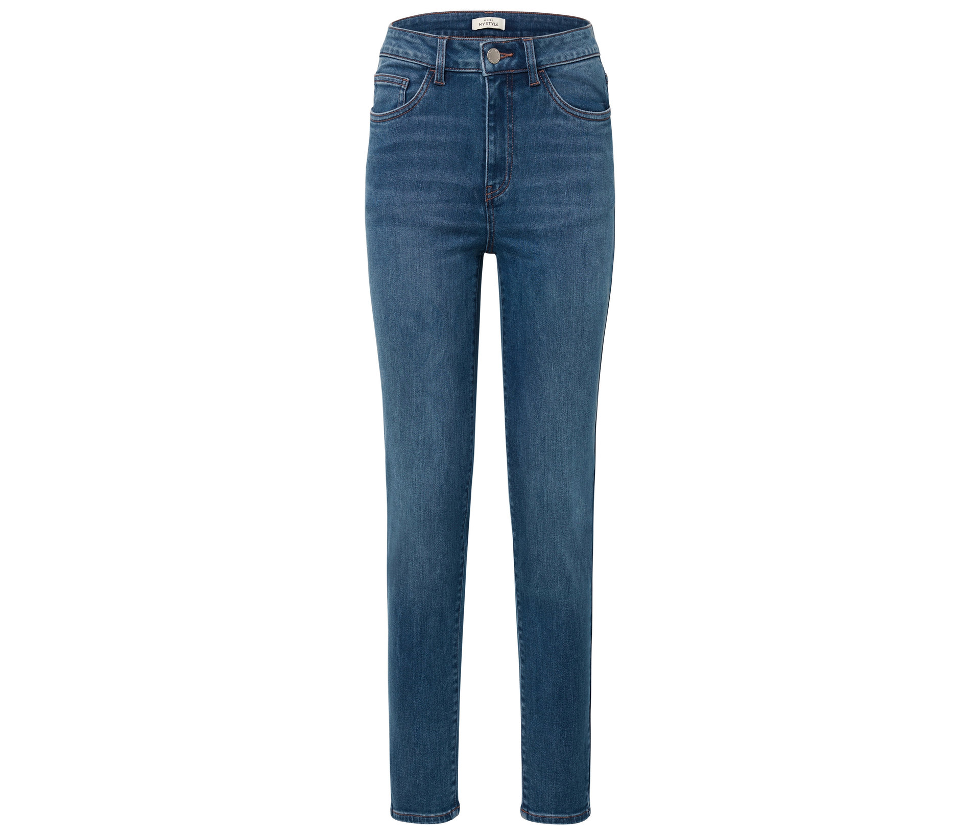Tchibo - Spodnie dżinsowe o kroju skinny – fason „Hanna”- niebieski