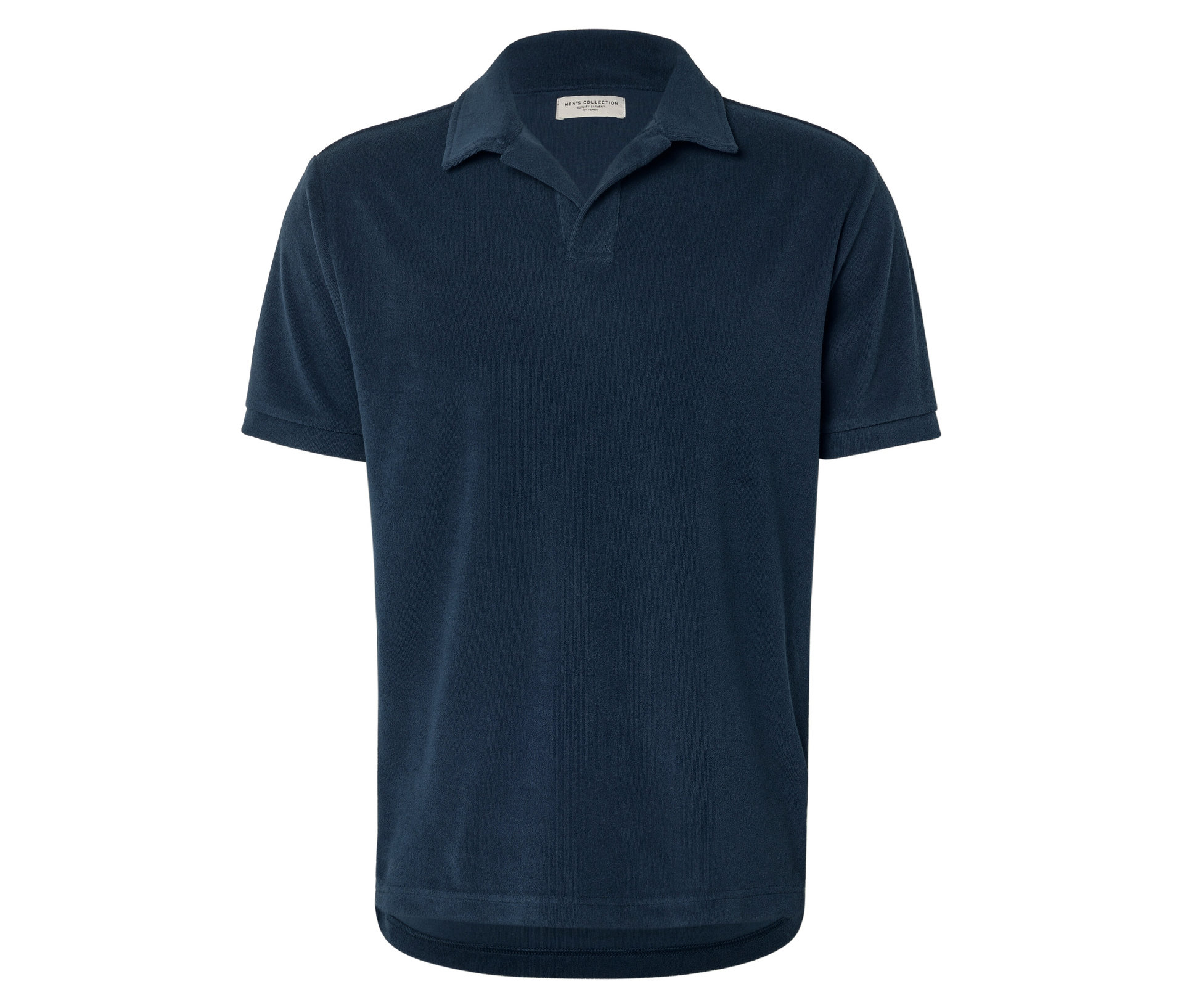 Tchibo - Koszulka polo z tkaniny frotté- niebieski