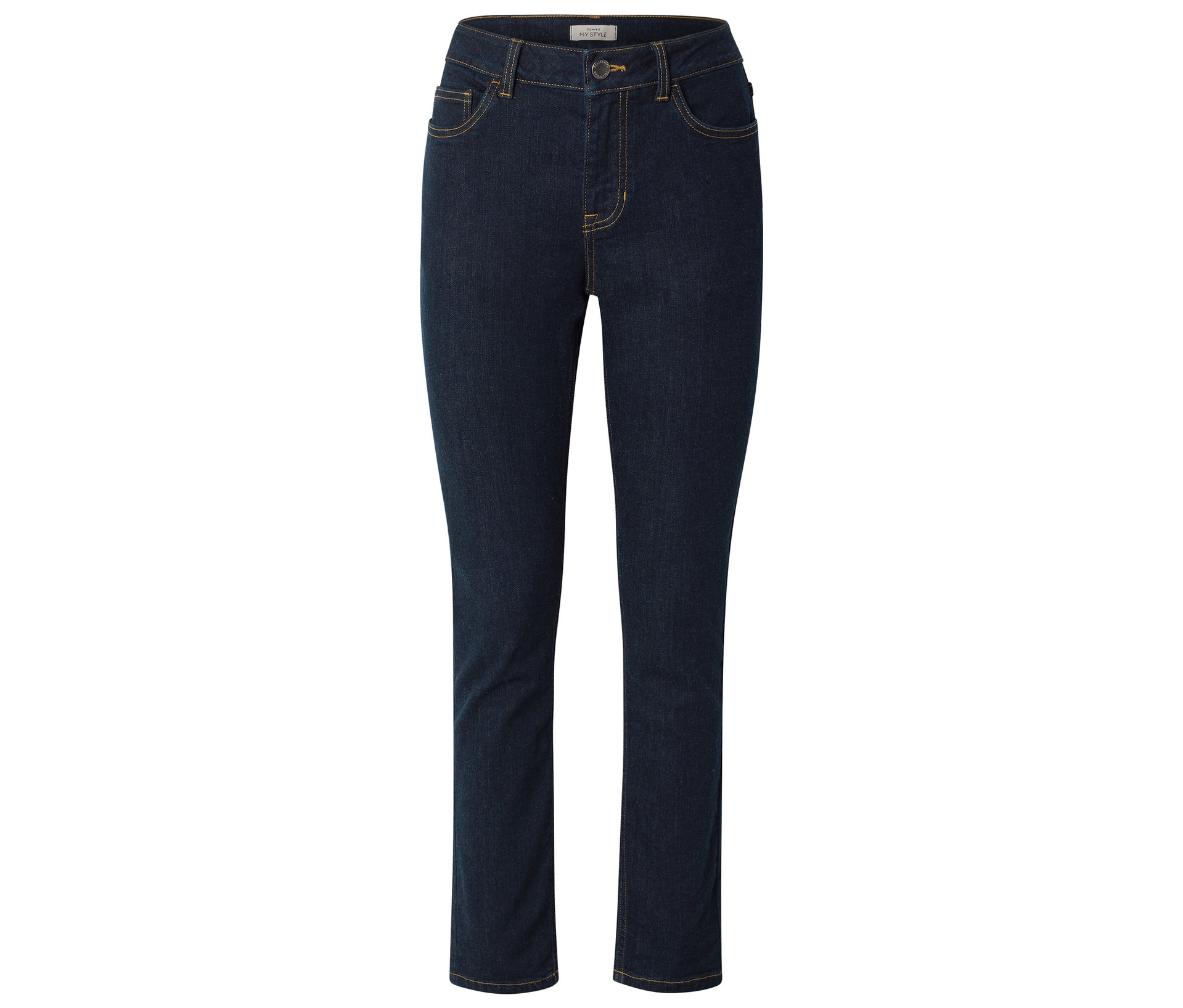 Tchibo - Dżinsy o wąskim kroju – fason „Emma”, dark blue rinsed