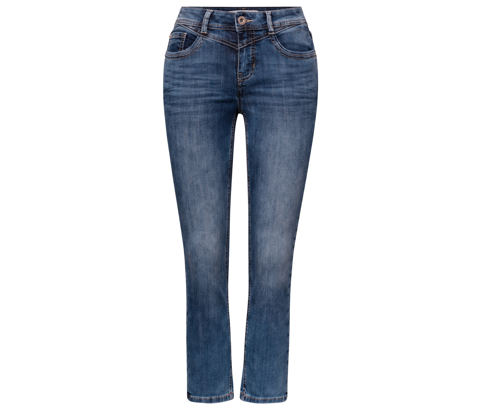 Jeansy 7/8 Street One- niebieski