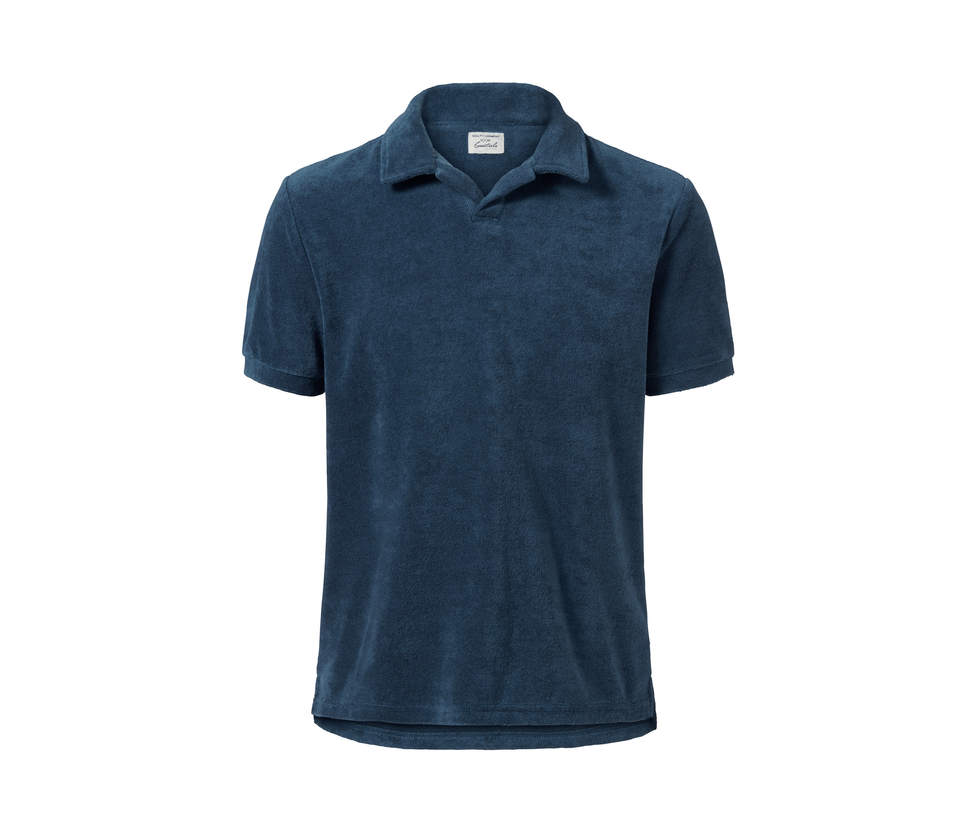 Tchibo - Koszulka polo z tkaniny frotté, niebieski