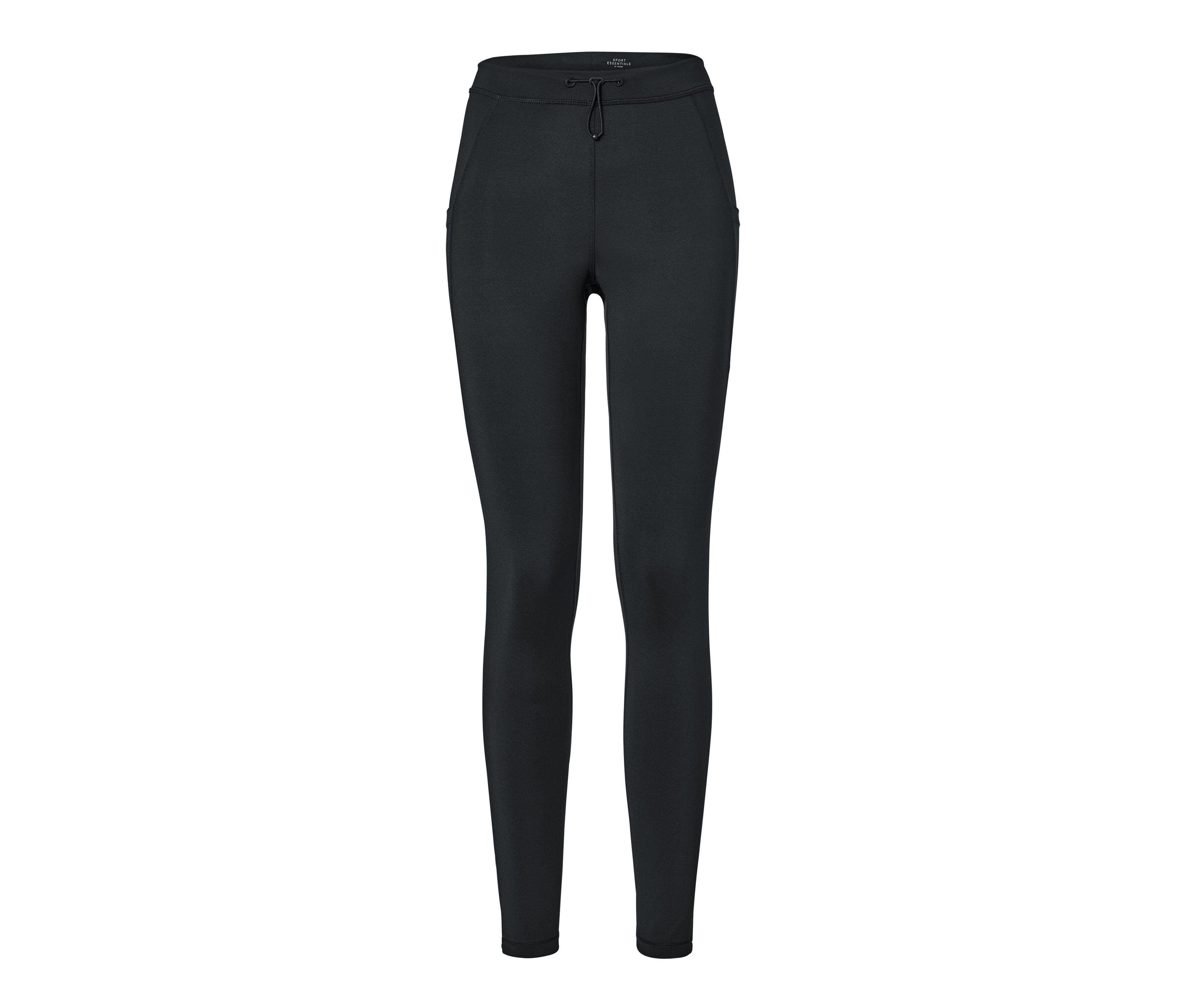 Tchibo - Termoaktywne legginsy do biegania, czarny