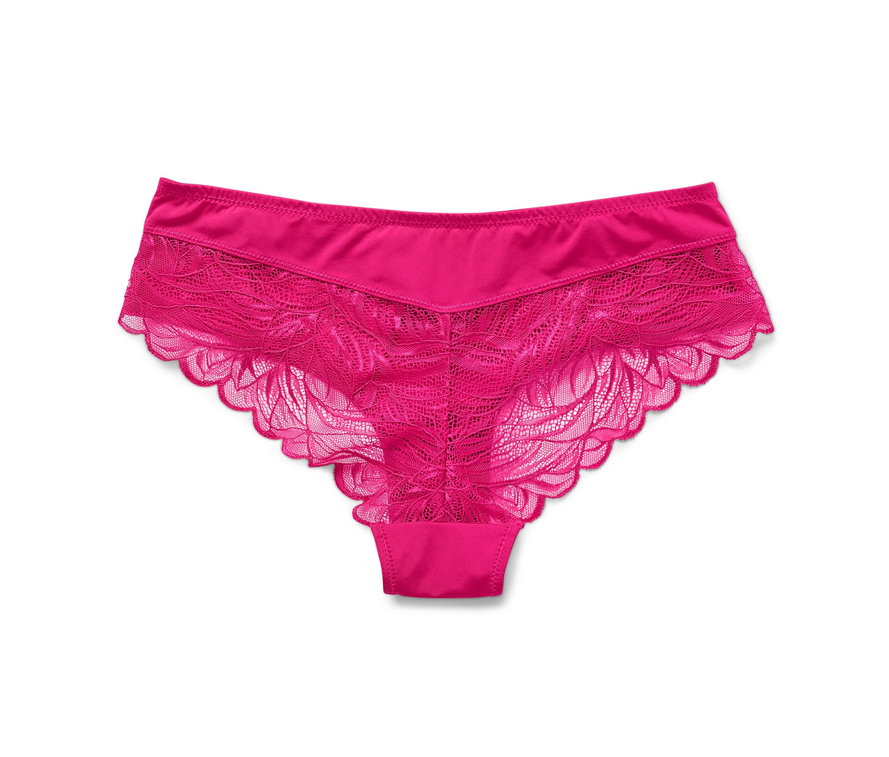 Fuksjowe figi brazylijskie z koronką.