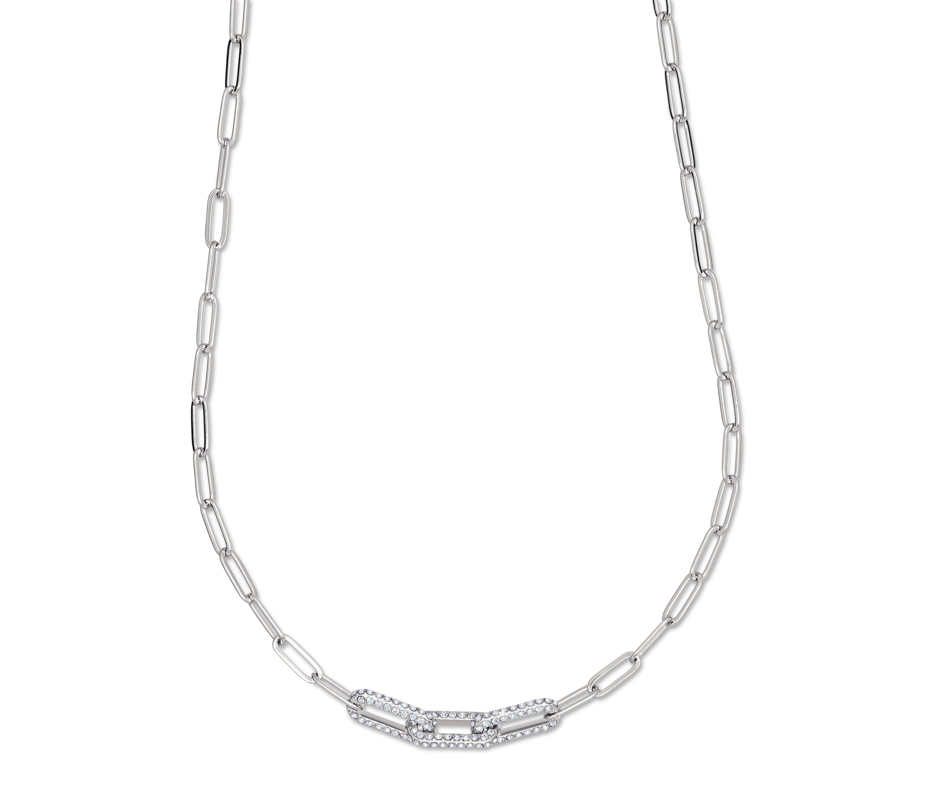 Tchibo - Łańcuszek ze szklanymi kryształkami „Paperlink”