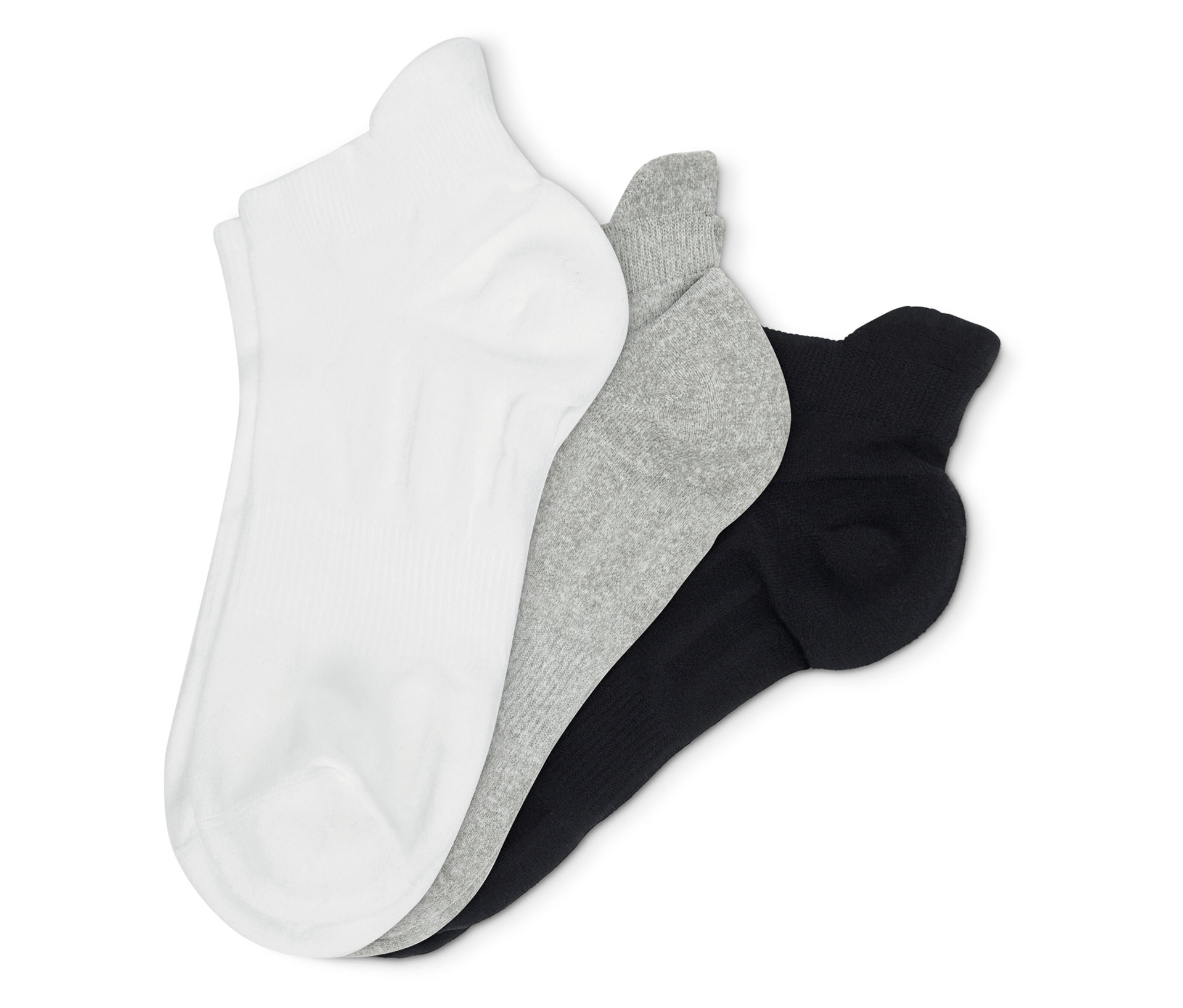 Tchibo - Skarpety sportowe - unisex- szary/biały