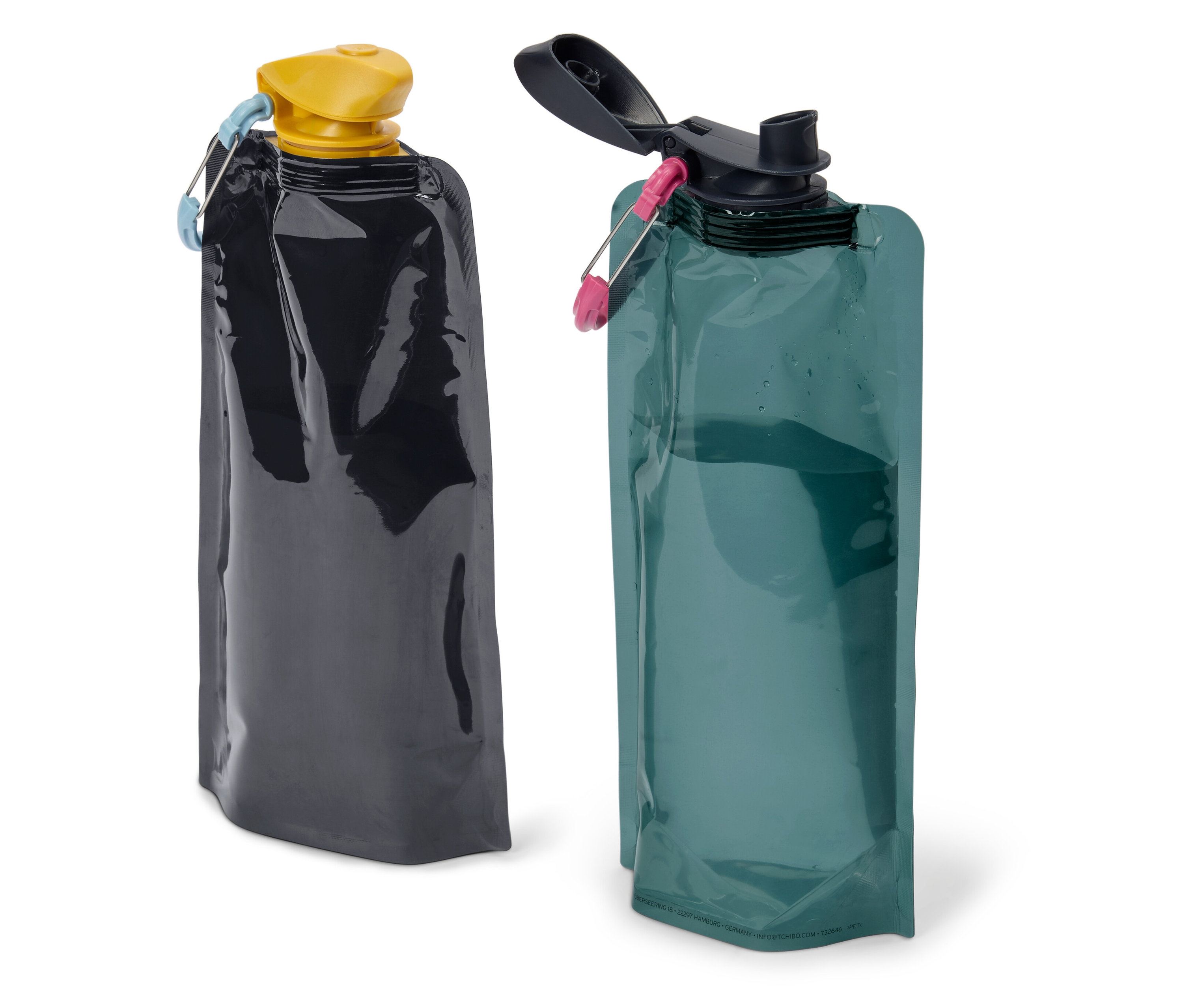 Tchibo - Bidony-woreczki - kolor: niebieski/niebieski