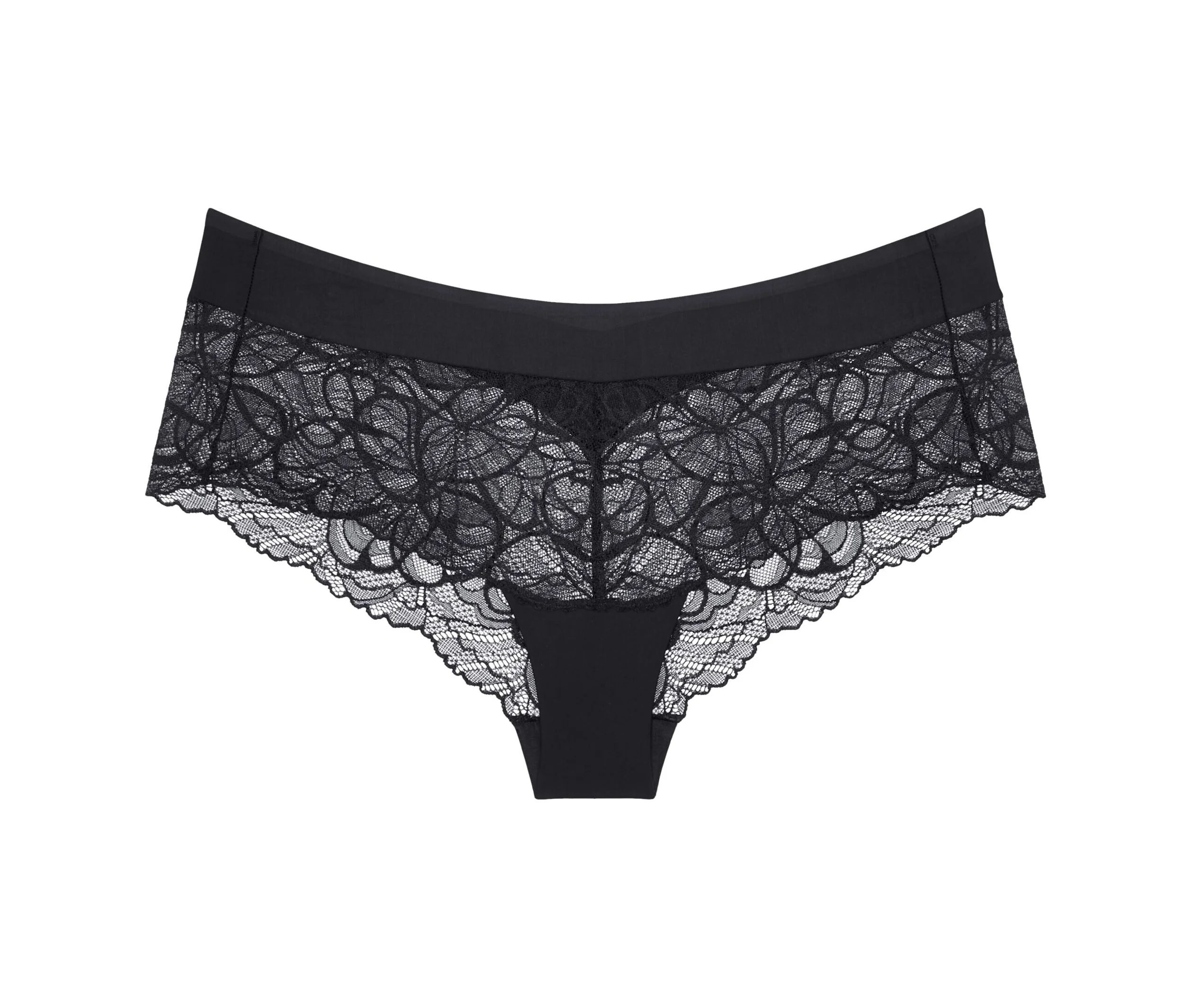 Figi koronkowe Triumph Body Makeup Illusion, Black