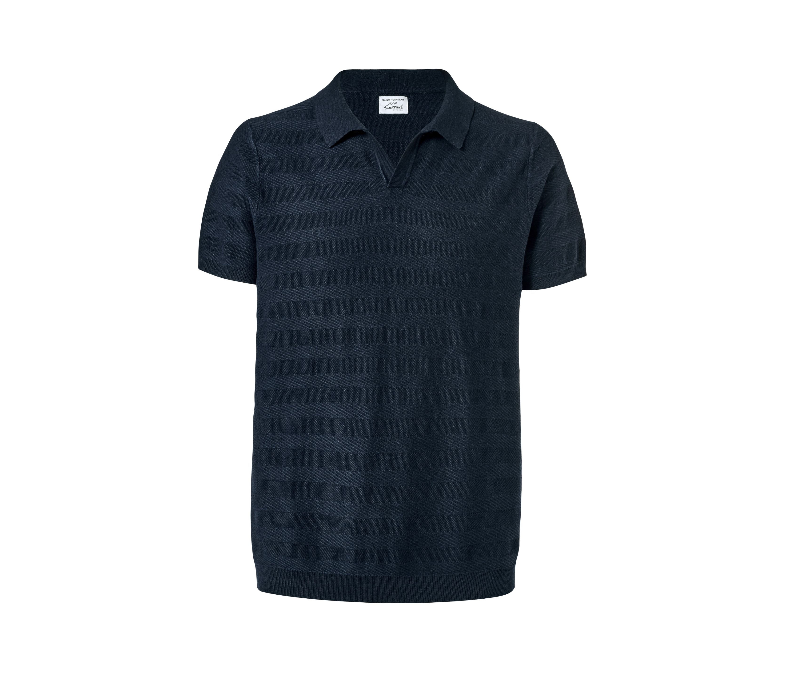 Tchibo - Lniana koszulka polo, niebieski