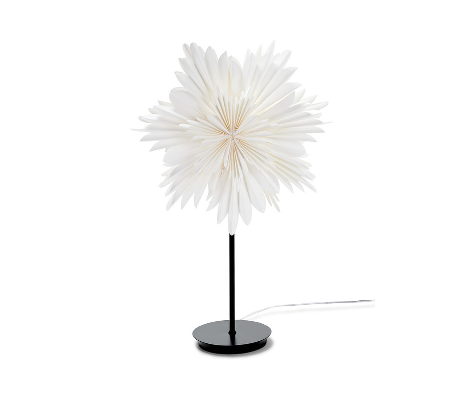 Lampa dekoracyjna LED »gwiazda« na białym tle.