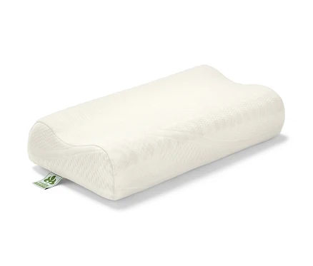 Poduszka pod kark irisette® greenline na białym tle.