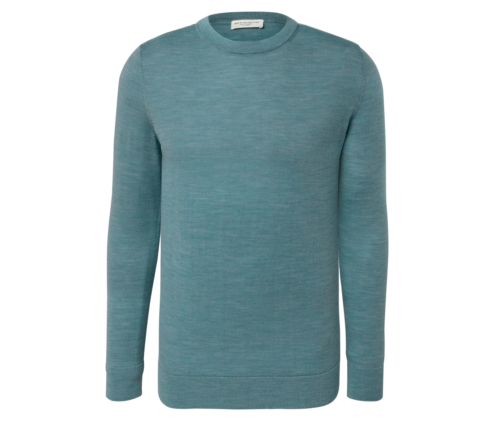 Tchibo - Sweter z wełny merino- niebieski