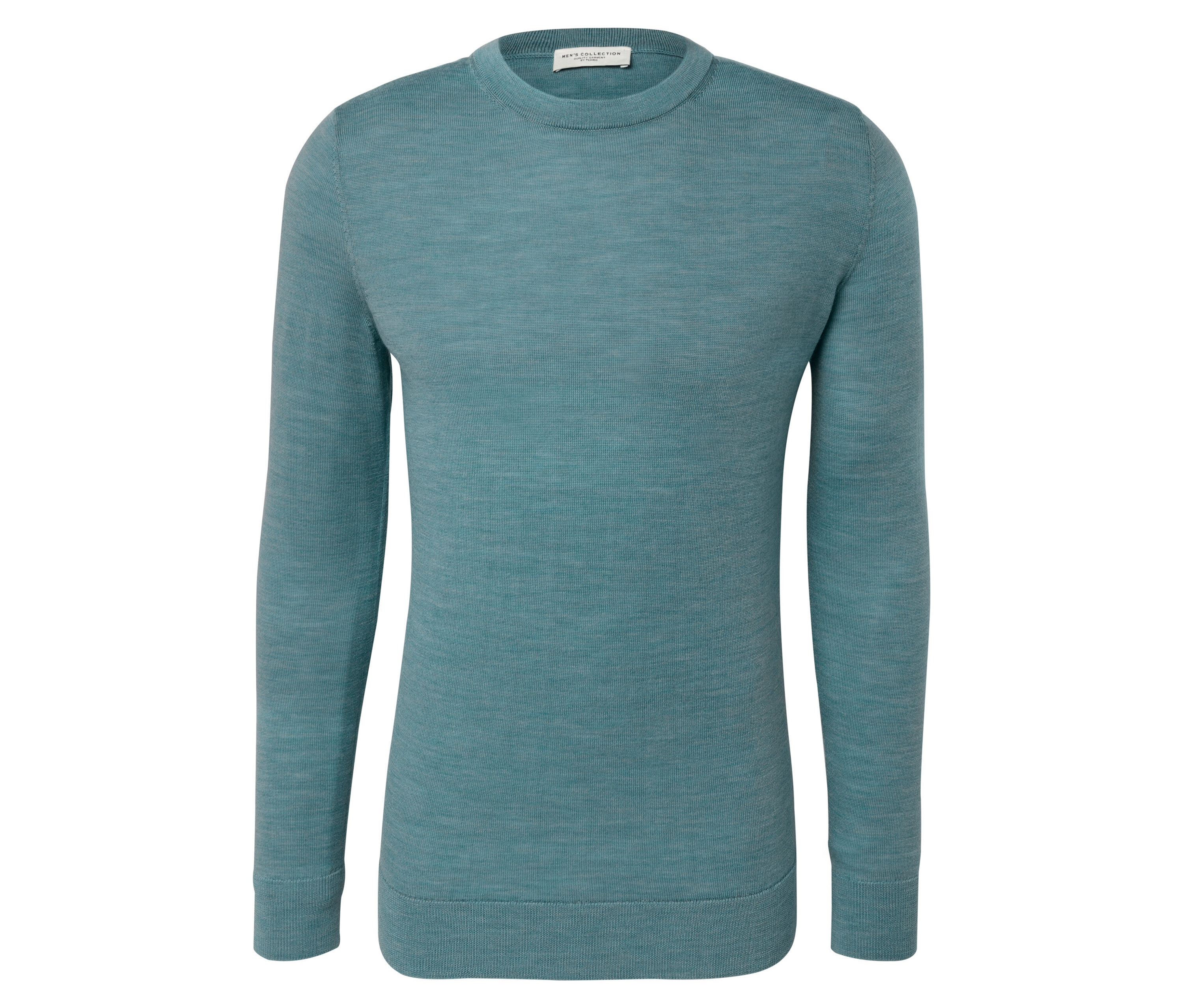 Tchibo - Sweter z wełny merino, niebieski