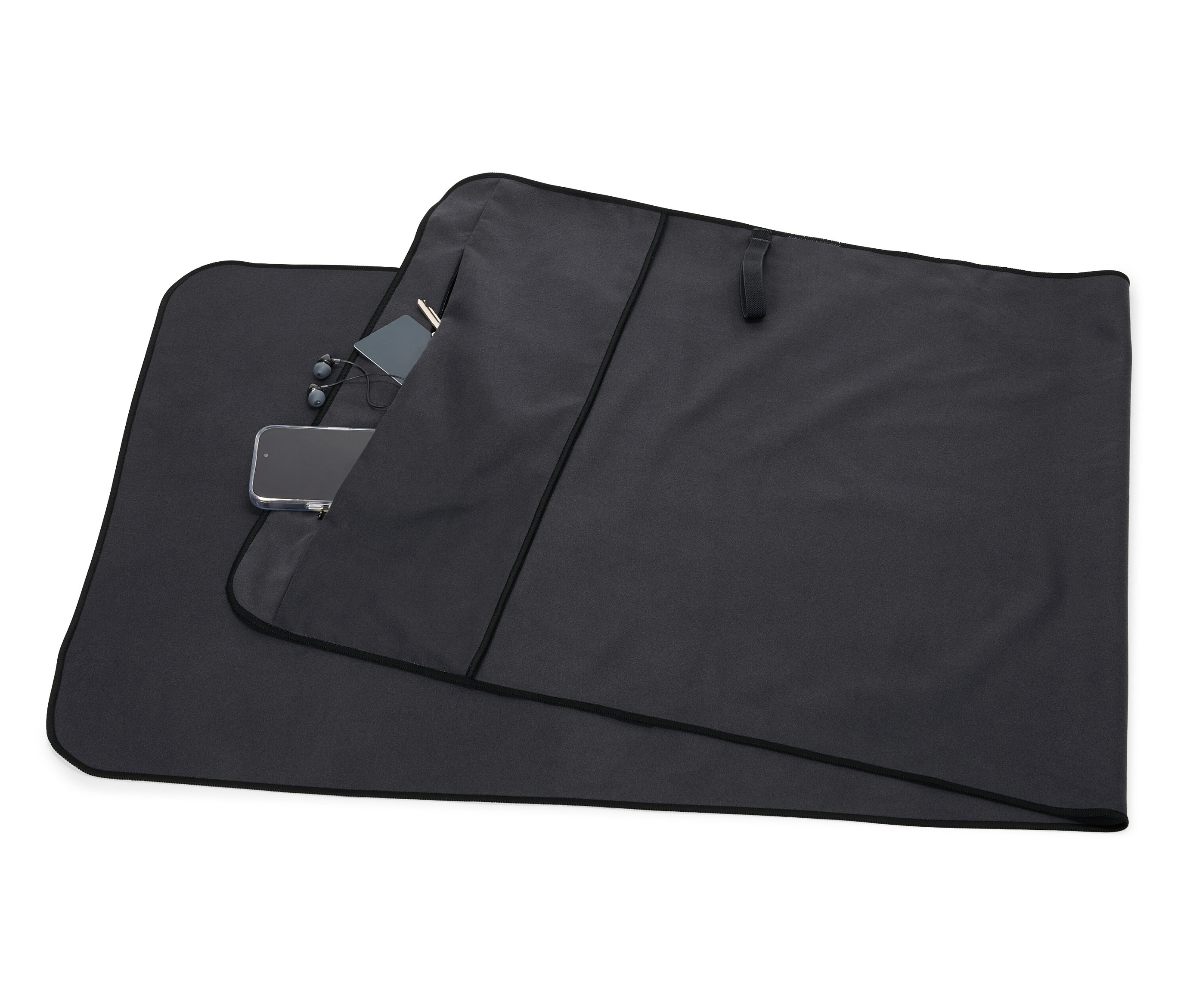 Tchibo - Ręcznik do fitnessu z nakładką na oparcie - kolor: szary