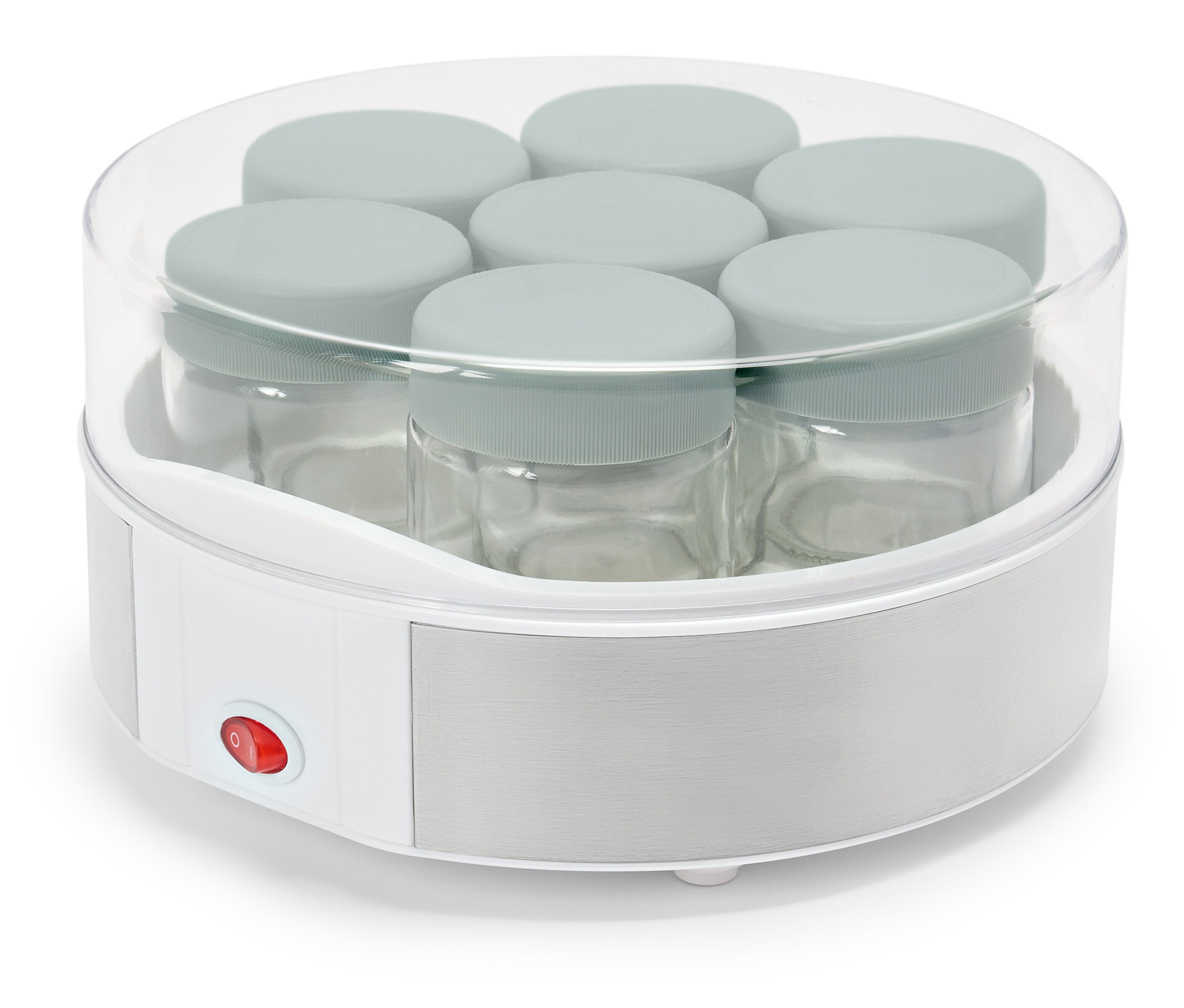 Tchibo - Jogurtownica - kolor: szary/srebrny