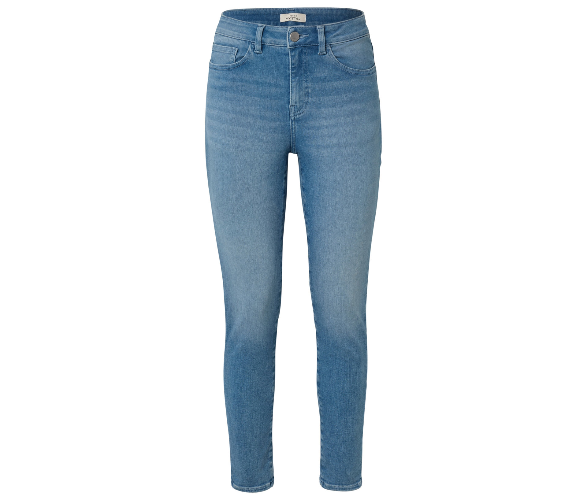 Tchibo - Dżinsy o kroju skinny – fason „Hanna”- niebieski