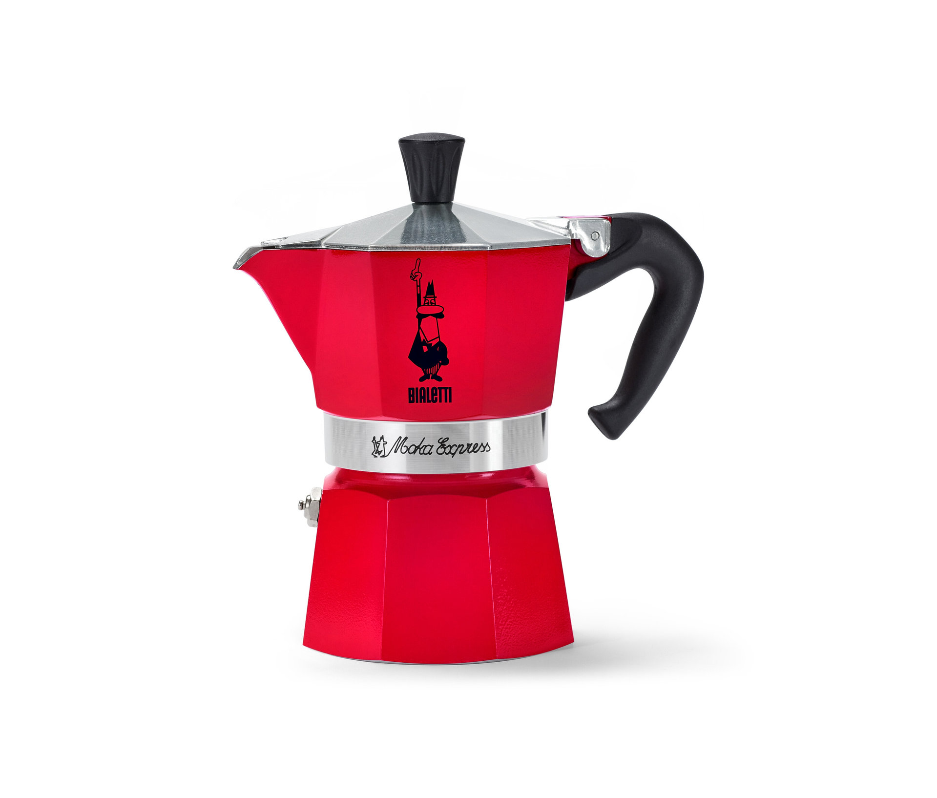 Bialetti Moka Express - kolor: czerwony