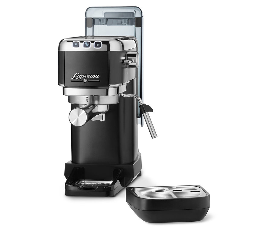 Czarny ekspres do kawy.